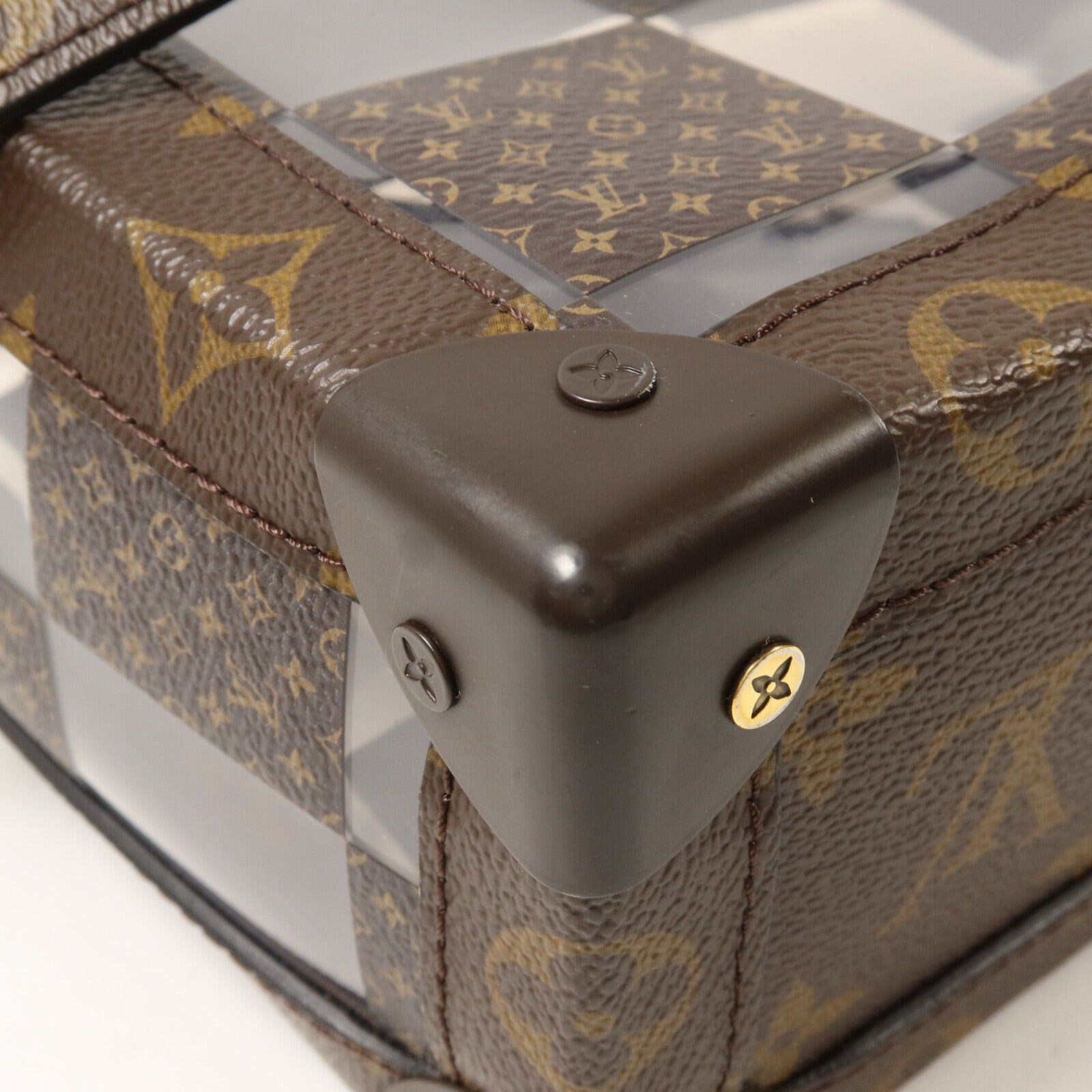 LOUIS VUITTON Monogram/PVC Chess Soft Trunk肩背袋
