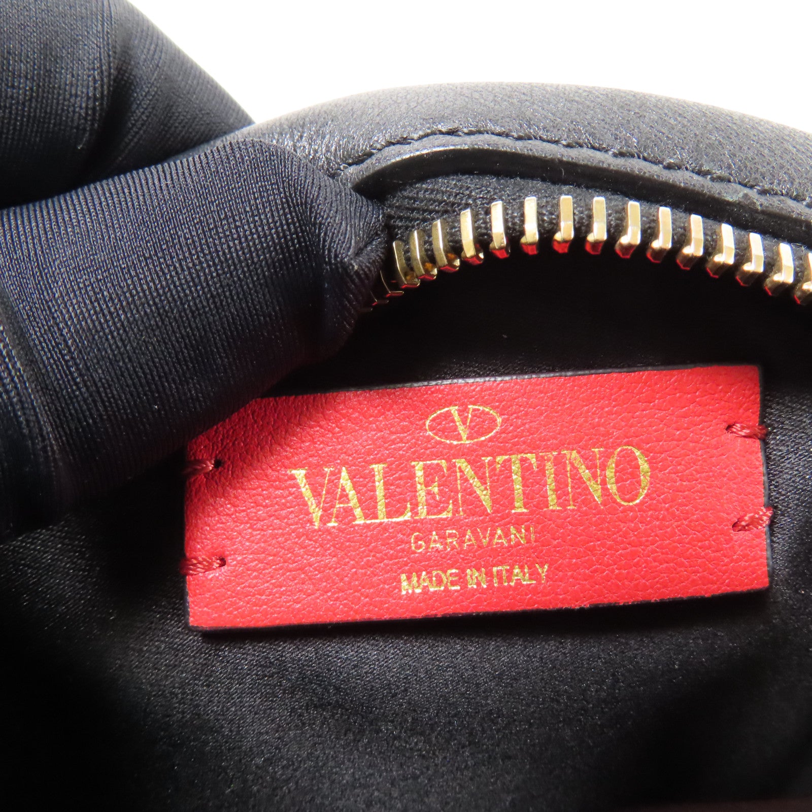 Valentino 牛皮皮革Garavani金扣肩背袋