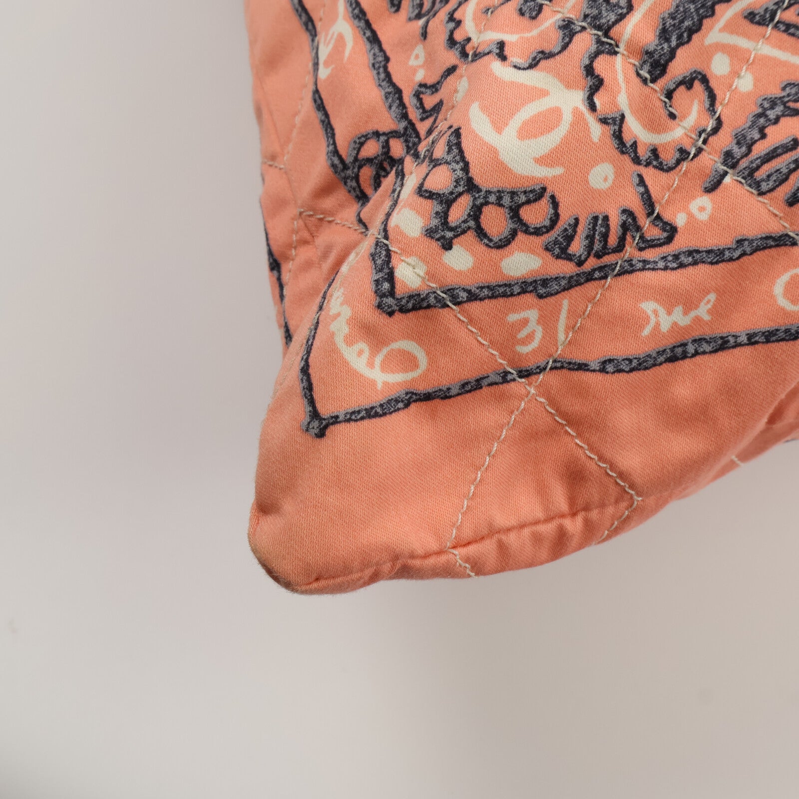 CHANEL 帆布Bandana XL鏈帶肩背袋