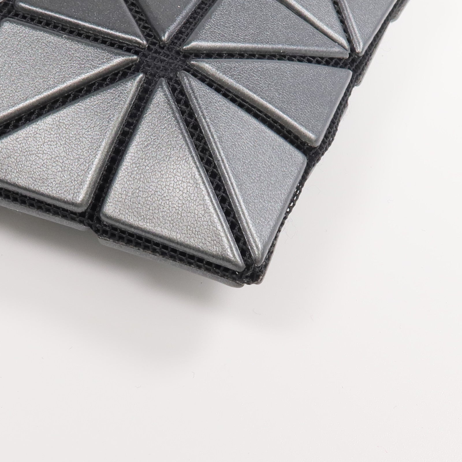 BAO BAO ISSEYMIYAKE PVC Bao Bao Card/Coin Case銀扣零錢包/卡片套