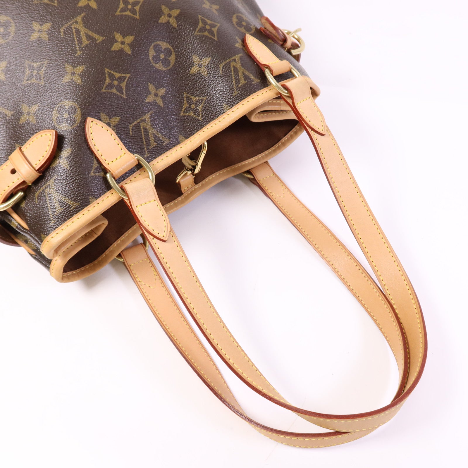 LOUIS VUITTON Monogram Batignolles金扣肩背袋