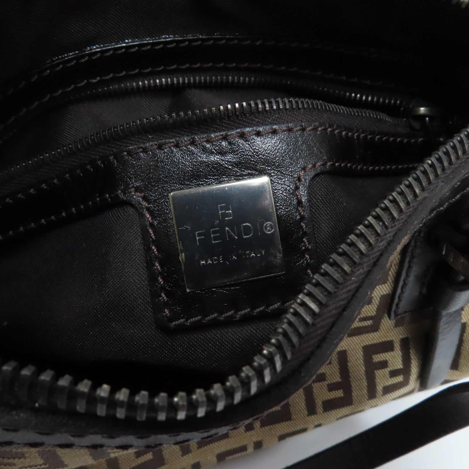 FENDI 帆布Hand Bag手挽袋啡色