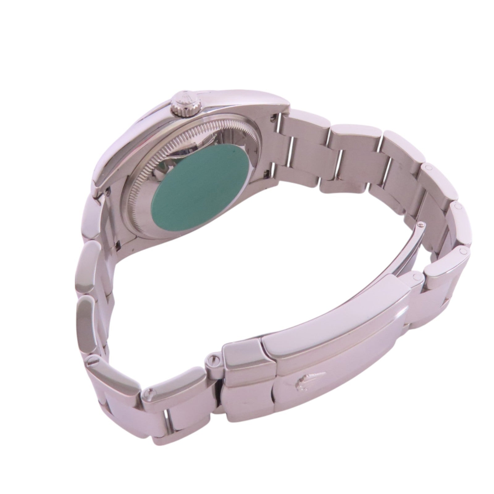 ROLEX Oyster Perpetual Date 115200 Automatic Watch Stainless Steel Blue