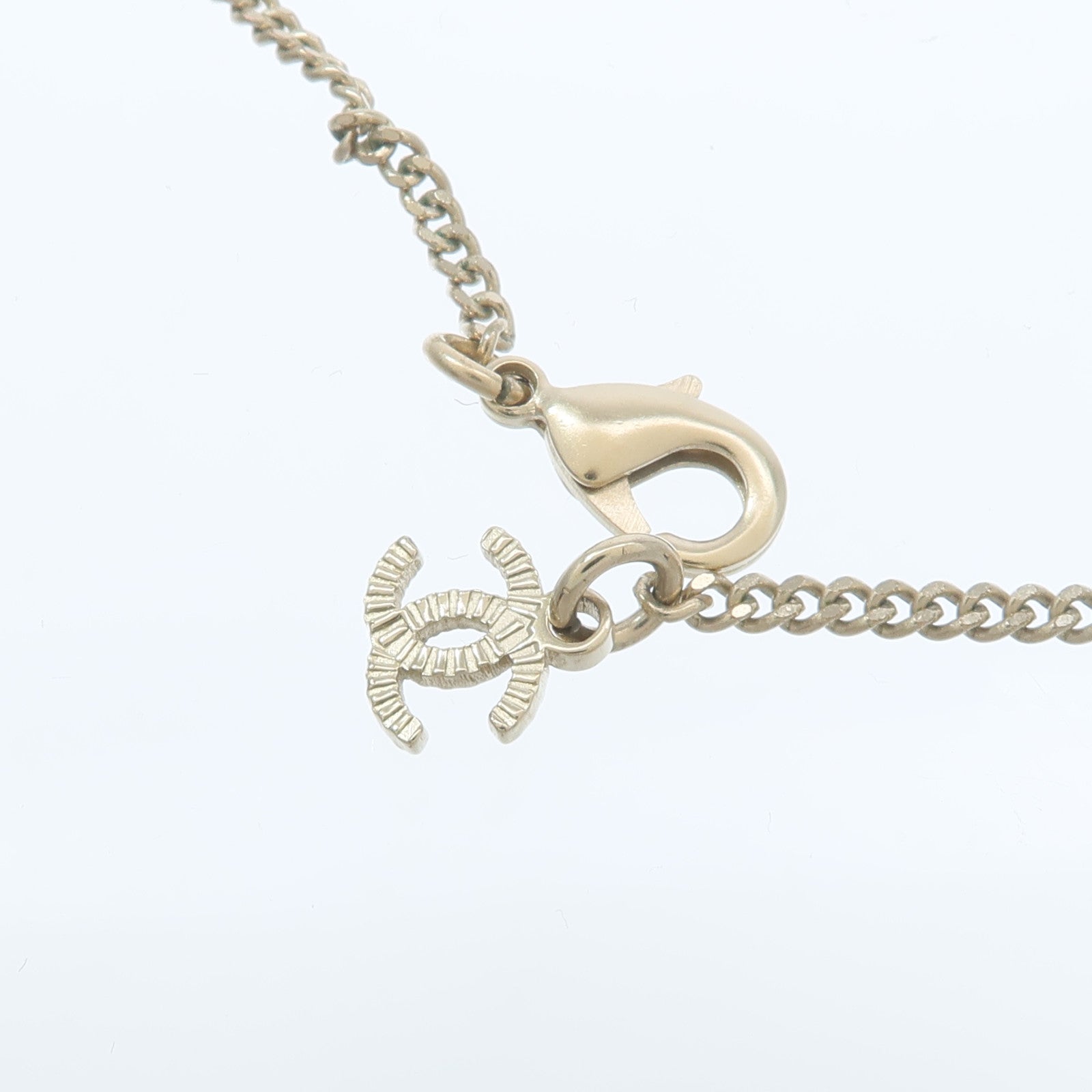 CHANEL 金屬CC Logo Cube項鍊