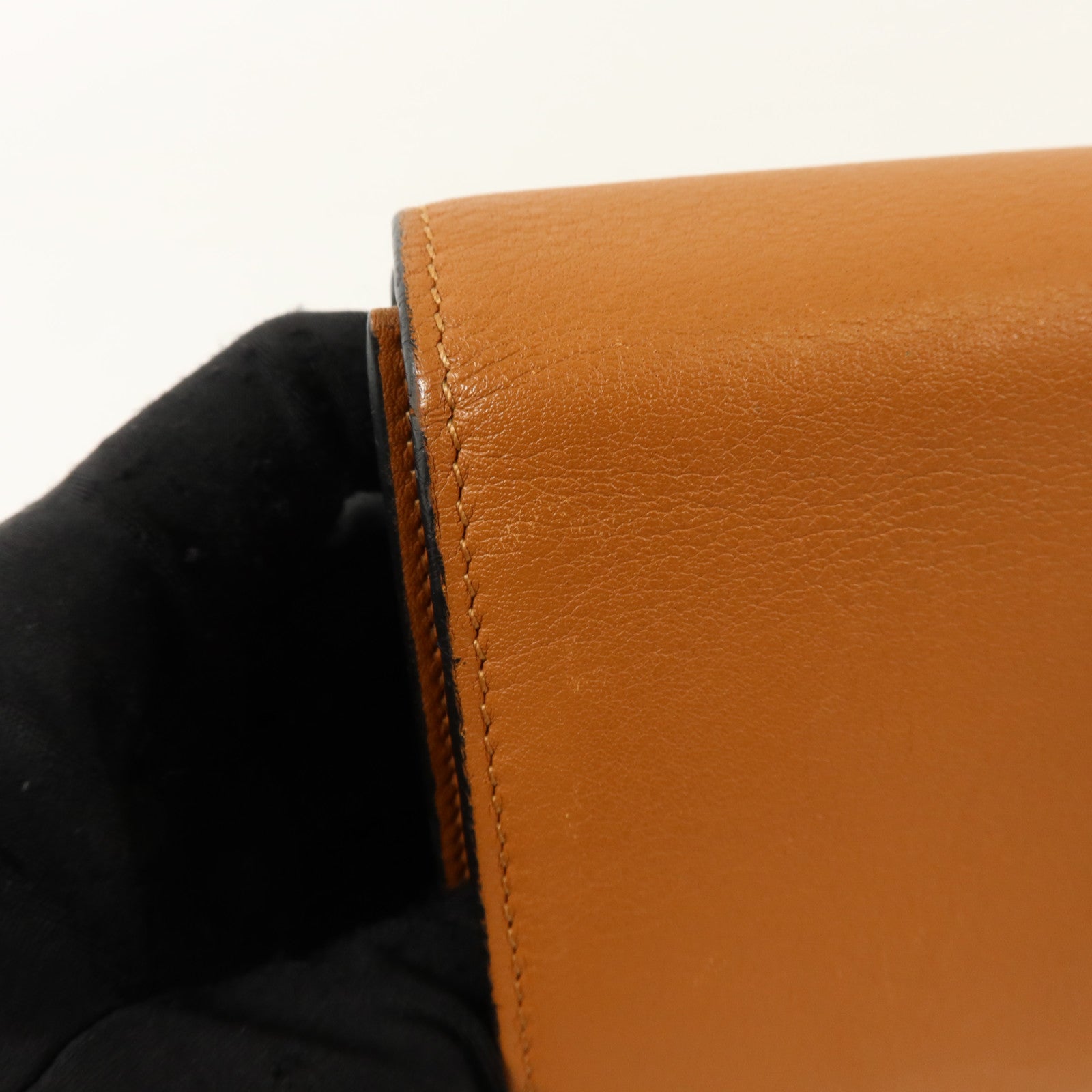 LOEWE 羊皮皮革Long Wallet銀扣長錢包