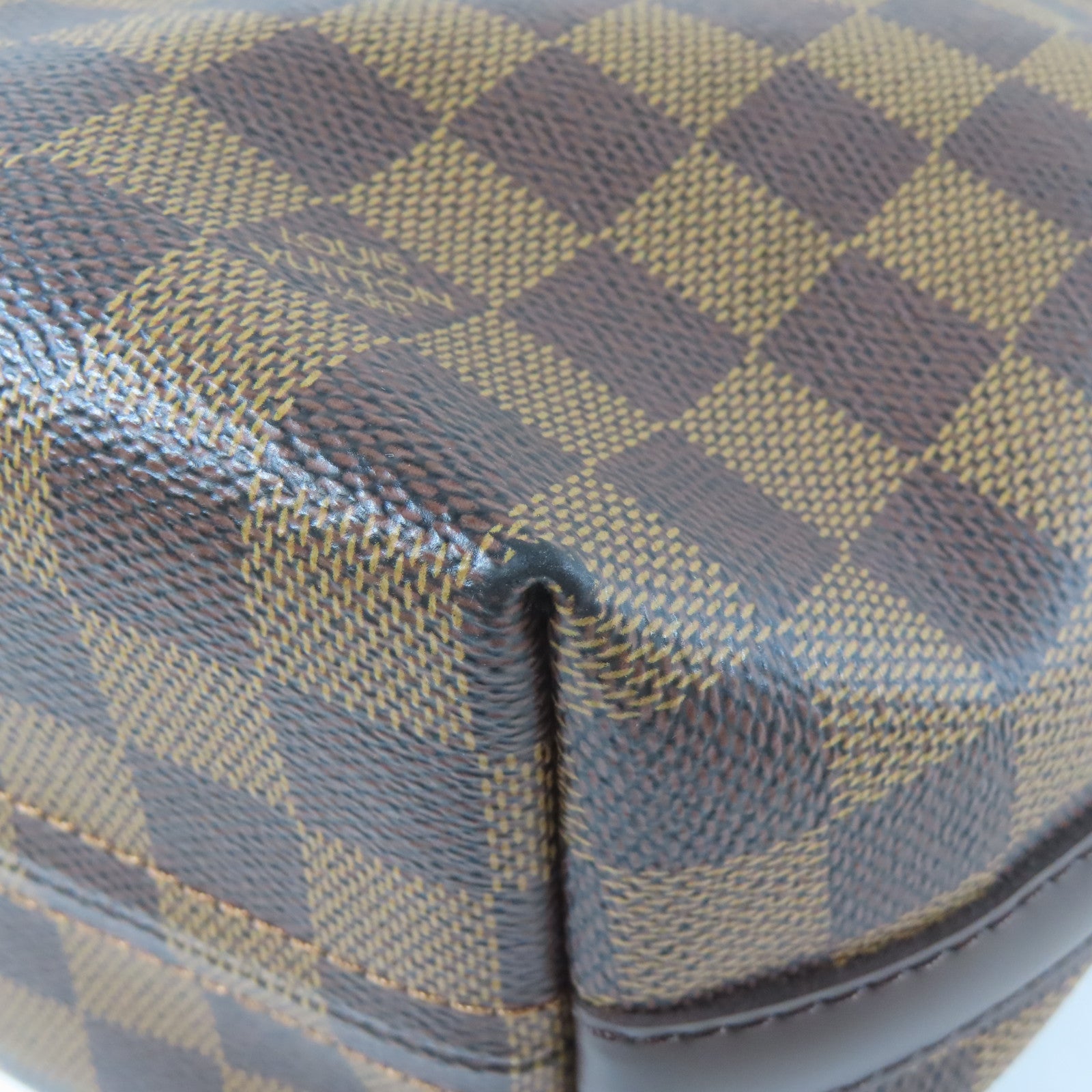LOUIS VUITTON Damier Illovo MM金扣肩背袋啡色