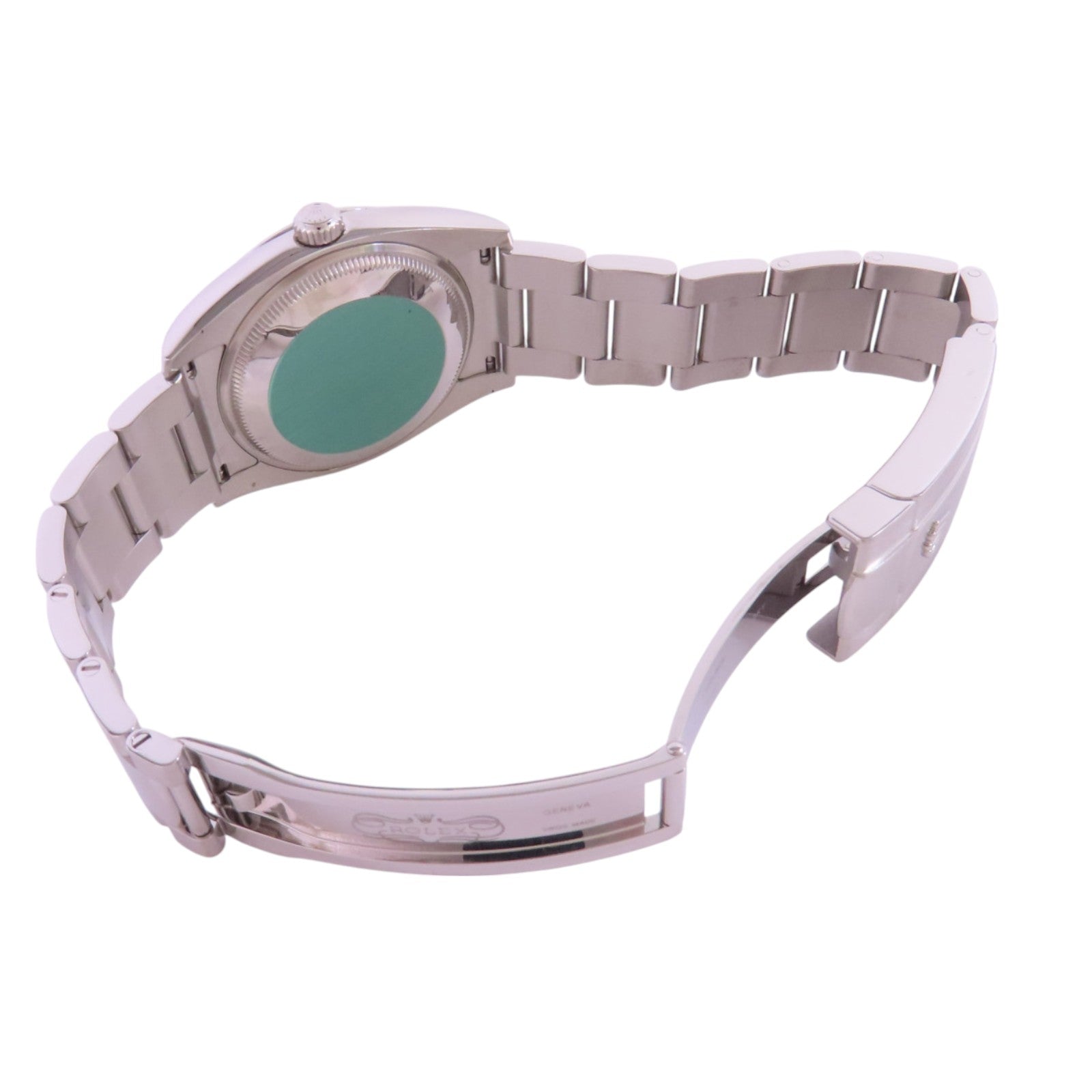 ROLEX Oyster Perpetual Date 115200 Automatic Watch Stainless Steel Blue