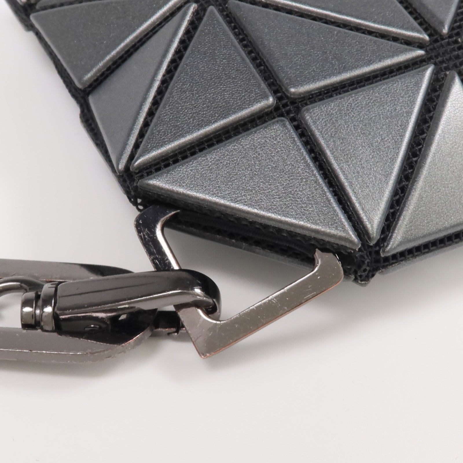 BAO BAO ISSEYMIYAKE PVC Bao Bao Card/Coin Case銀扣零錢包/卡片套