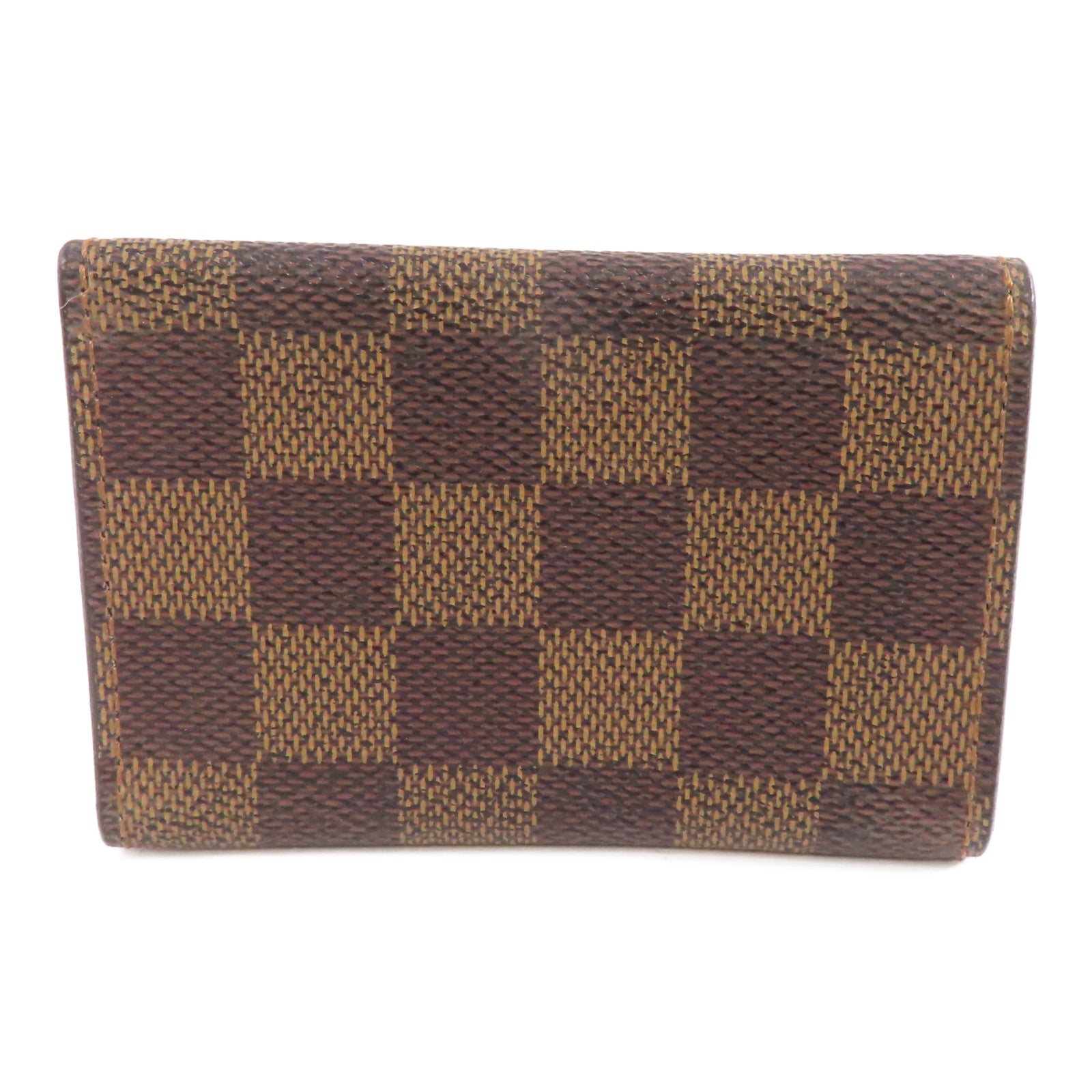 LOUIS VUITTON Damier Multicles 6金扣鎖匙扣棕色