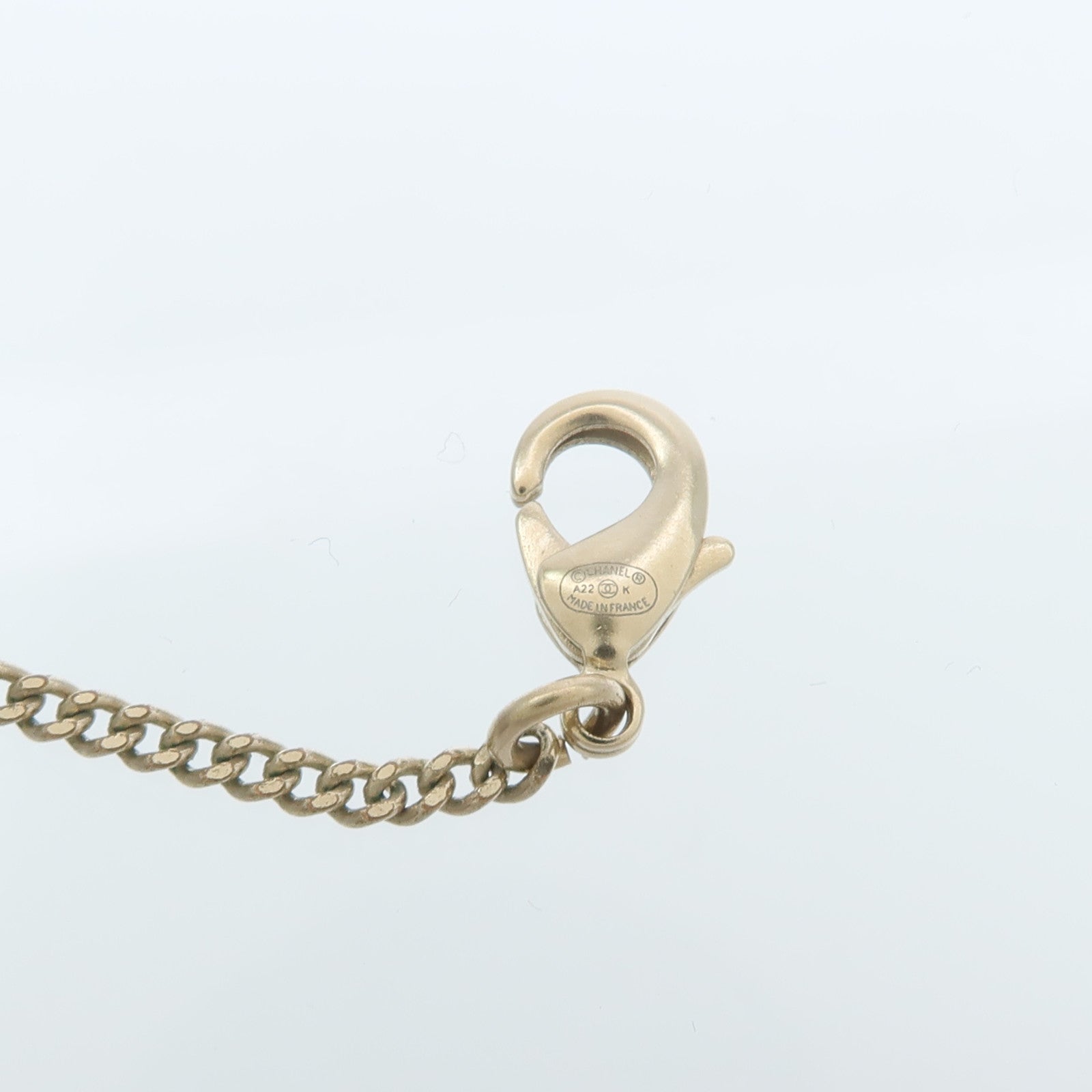 CHANEL 金屬CC Logo Cube項鍊
