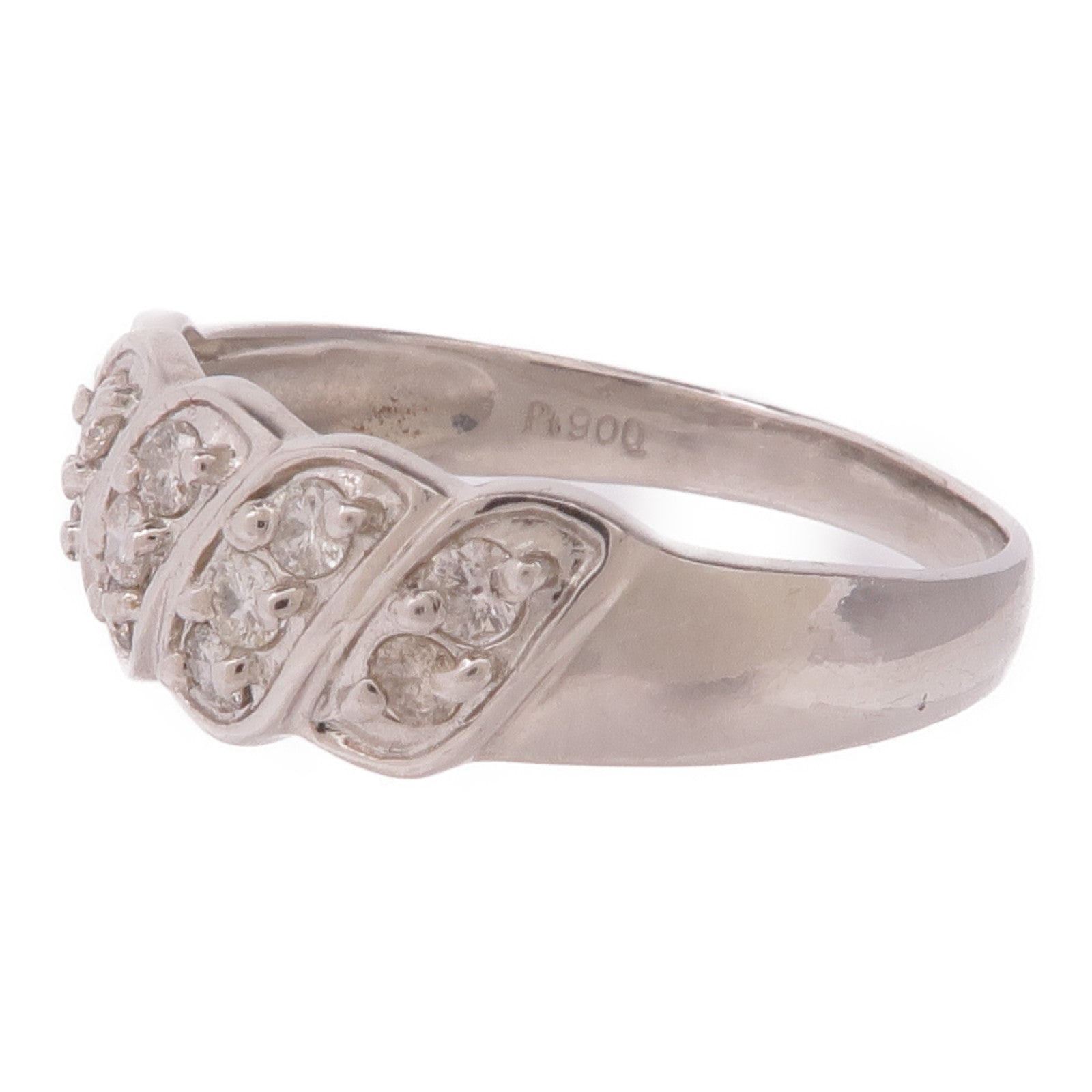 JEWELRY 【激減優惠】PT900鉑金Diamond Ring鑽石戒指US#5