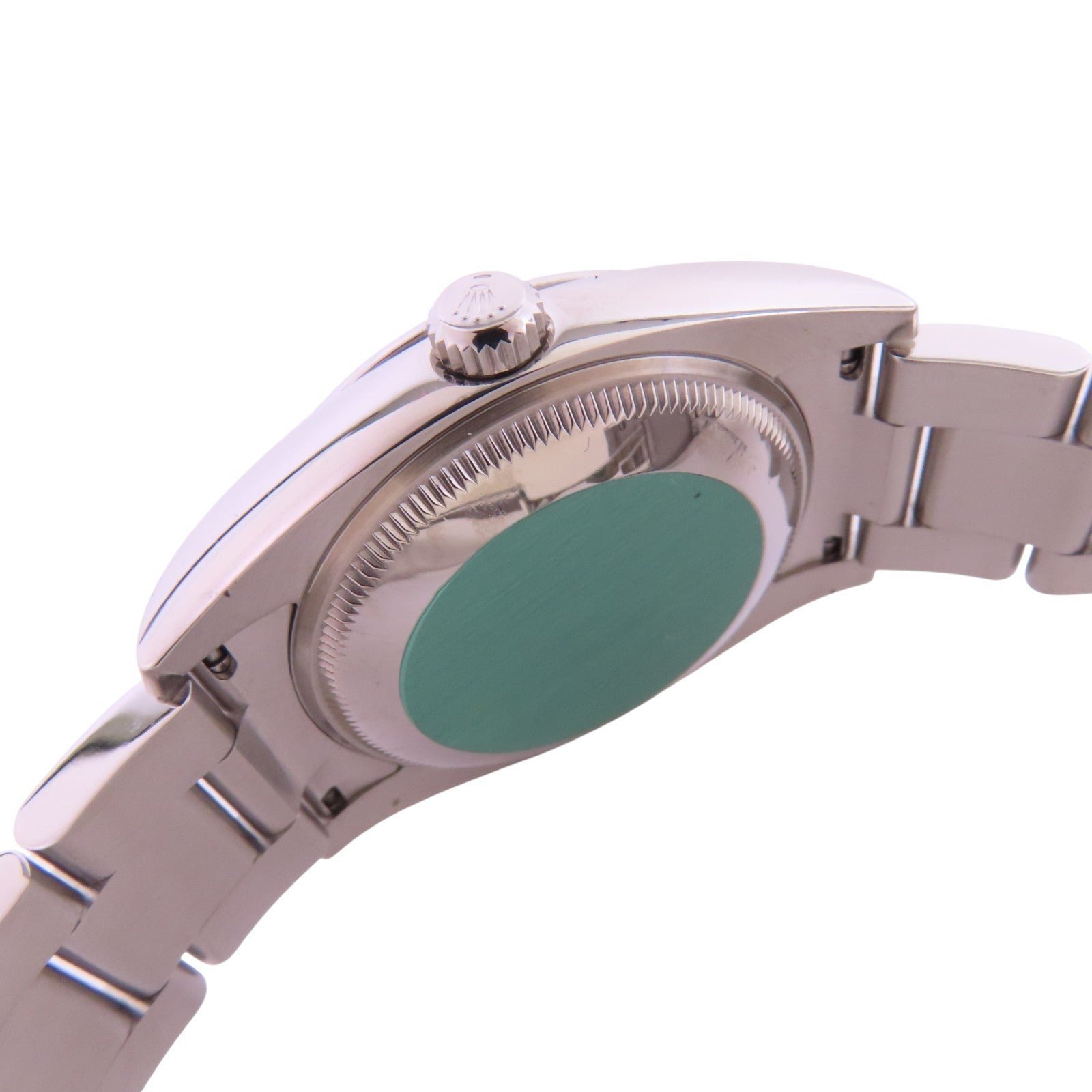 ROLEX Oyster Perpetual Date 115200 Automatic Watch Stainless Steel Blue