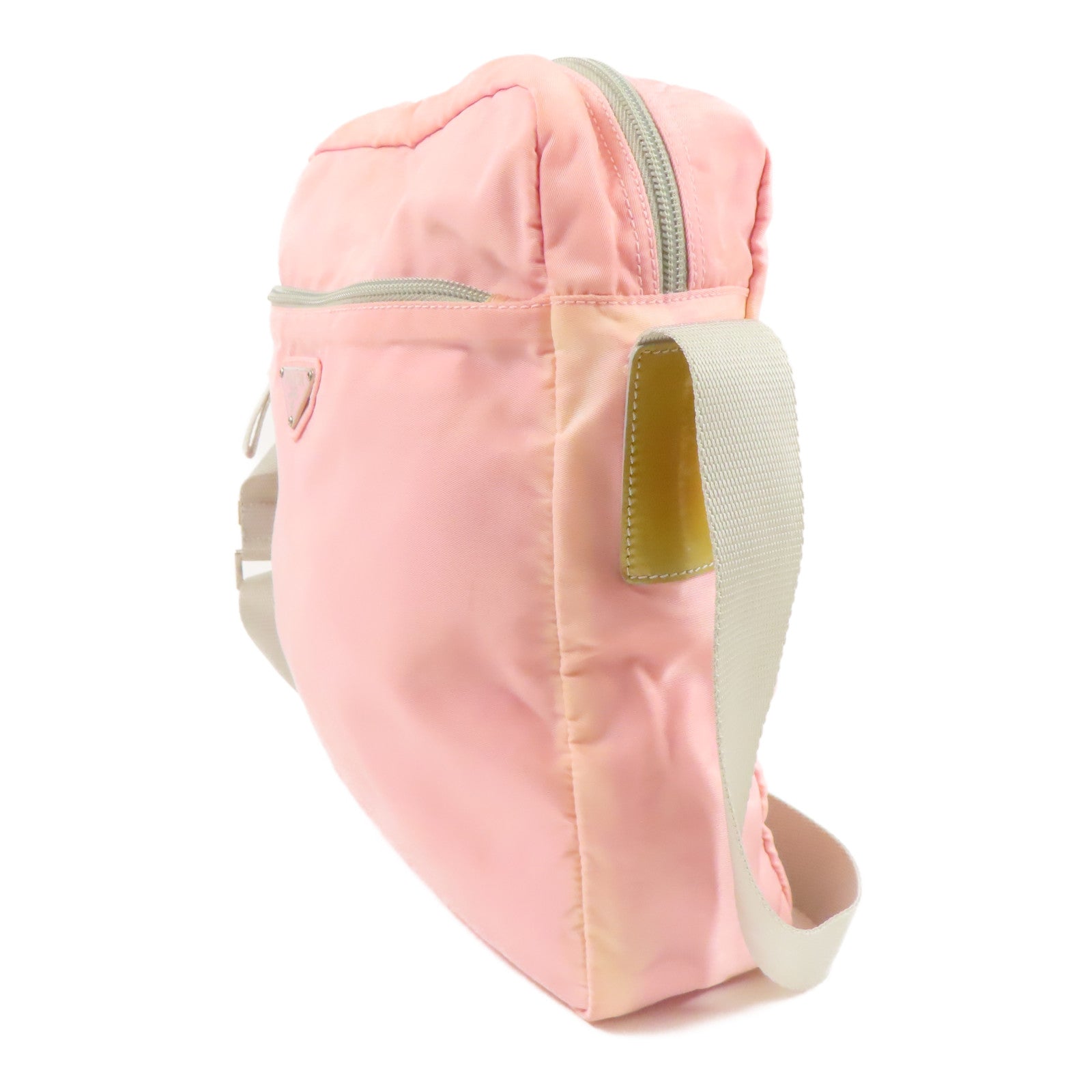 PRADA 尼龍Shoulder Bag銀扣肩背袋