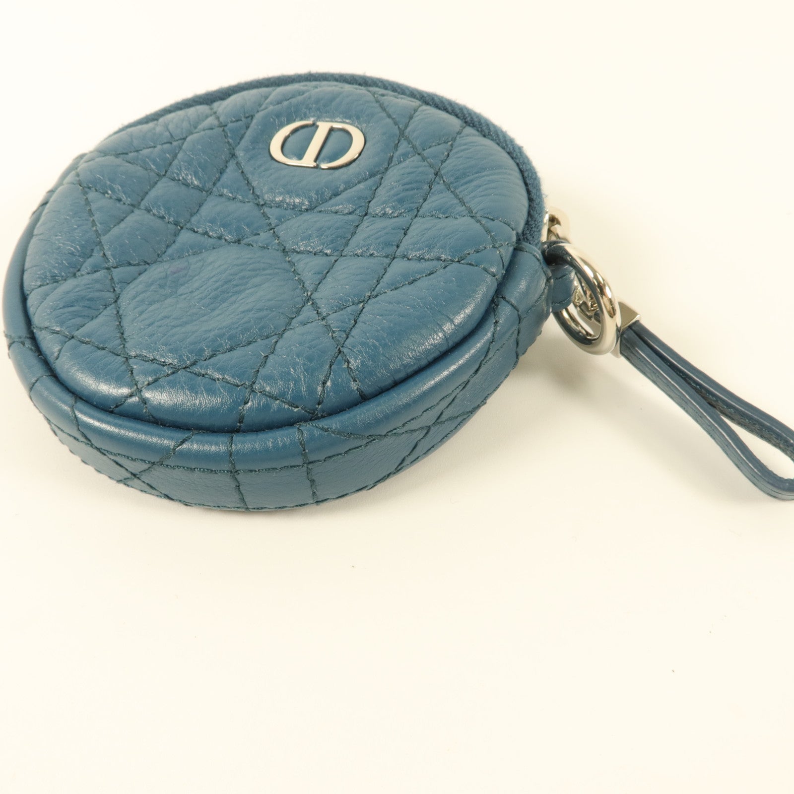 Dior 牛皮皮革Caro Round Coin Purse零錢包