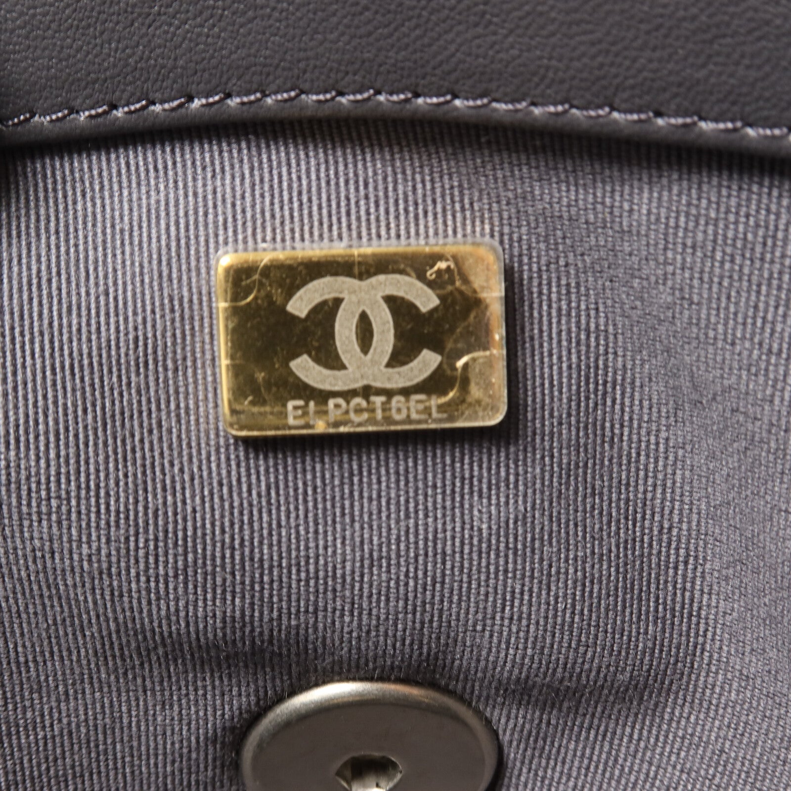 CHANEL 羊皮皮革C19 Small鏈帶手挽肩背兩用袋
