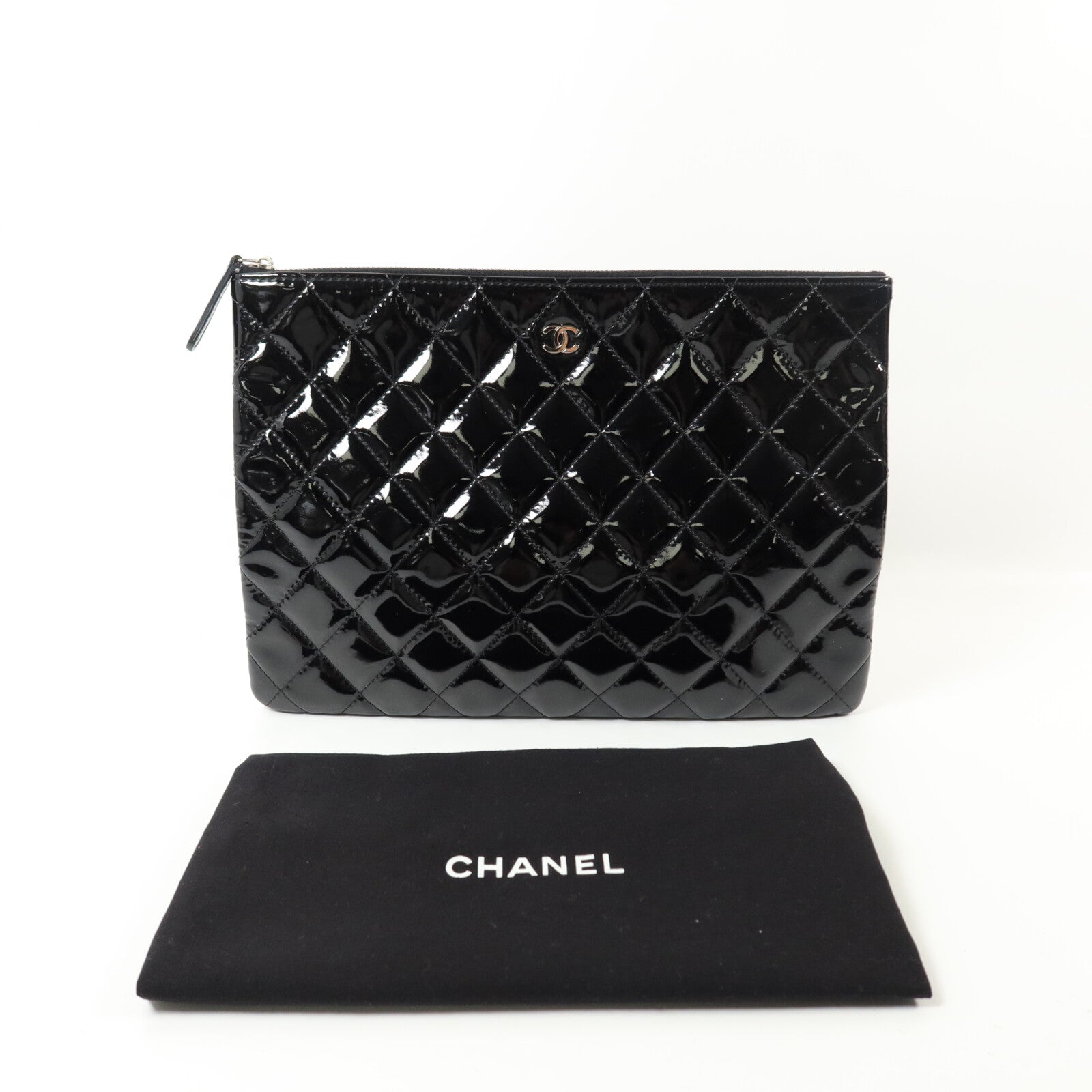 CHANEL 漆皮皮革Clutch手拿包