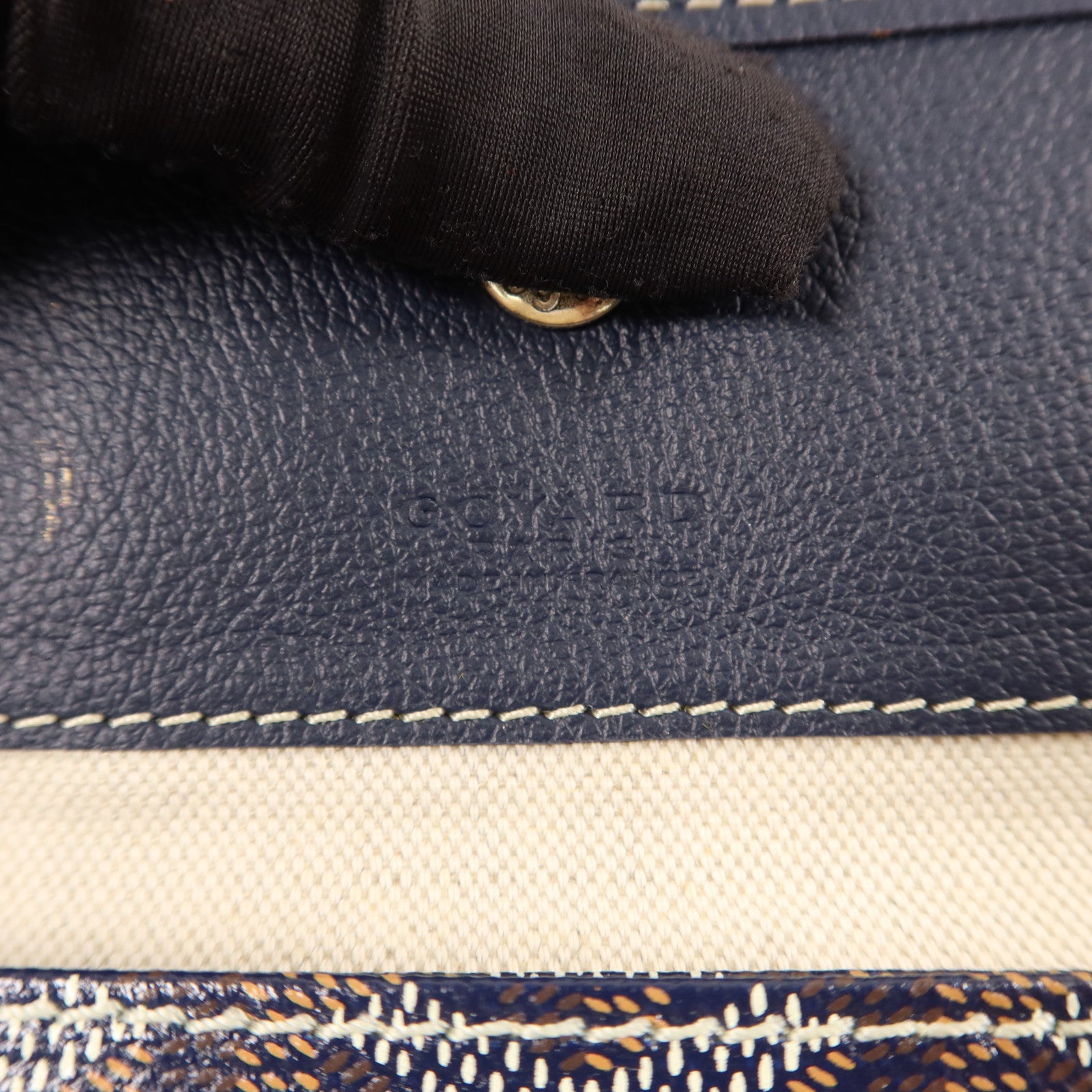 GOYARD 塗層帆布Sac Saint Louis PM銀扣手挽袋
