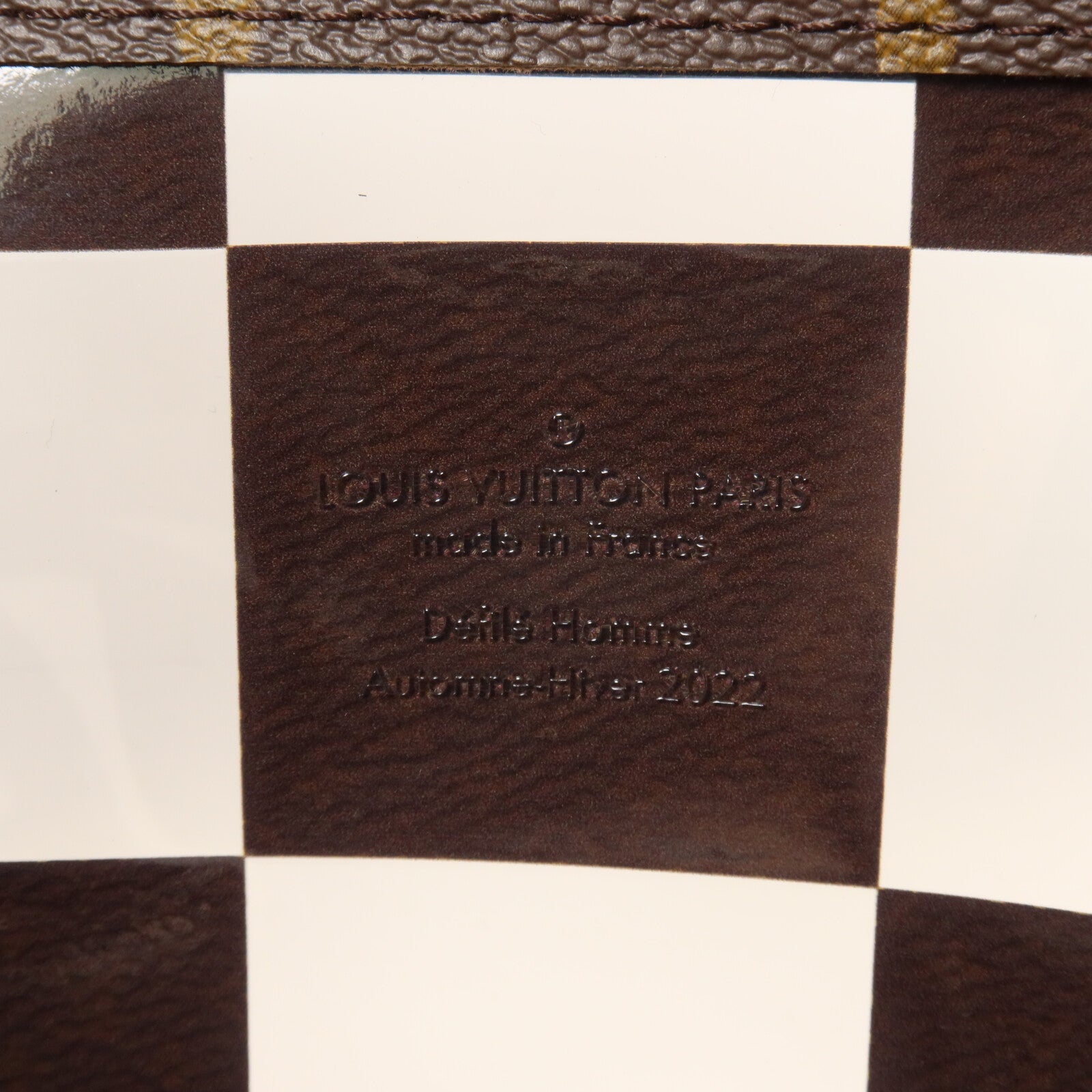 LOUIS VUITTON Monogram/PVC Chess Soft Trunk肩背袋