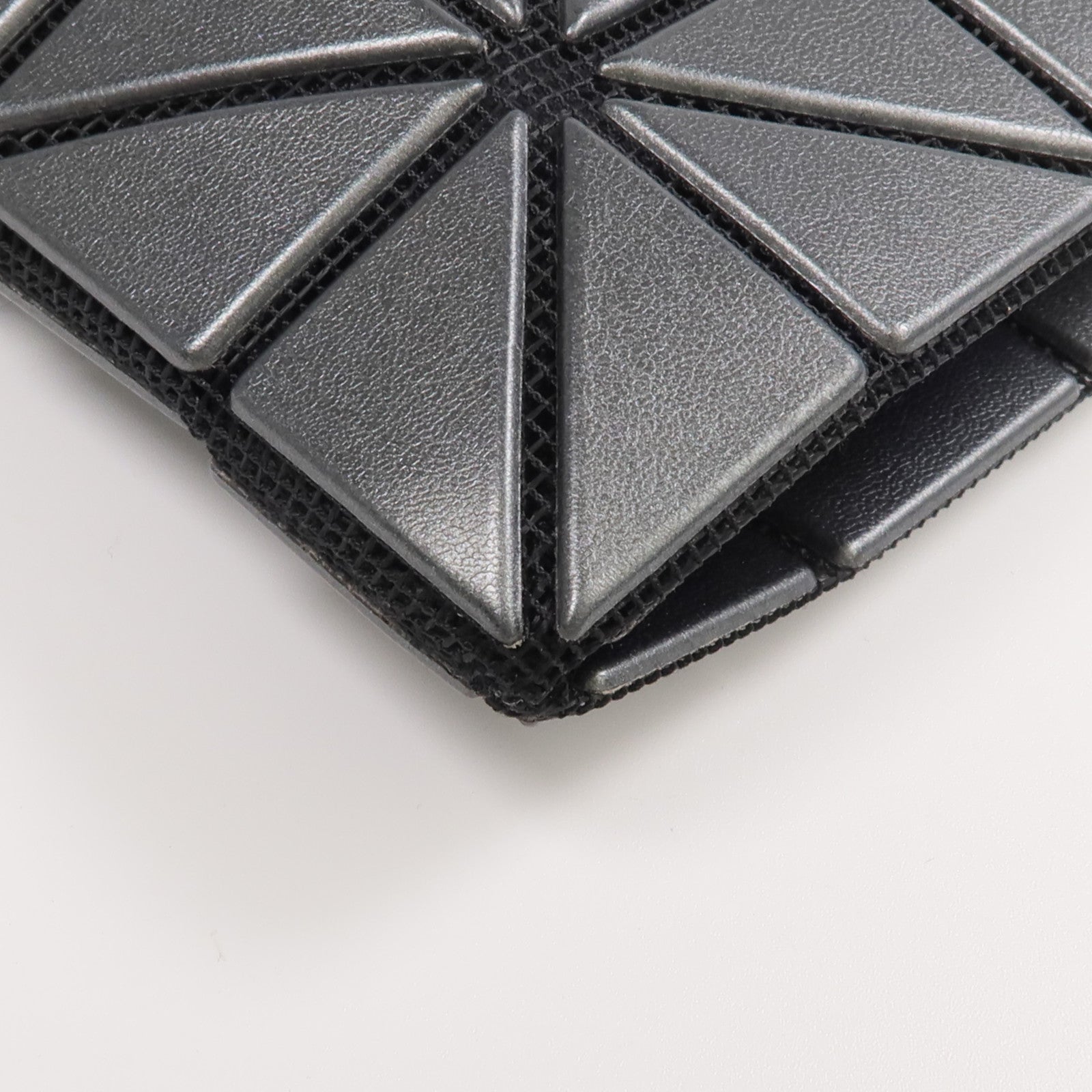 BAO BAO ISSEYMIYAKE PVC Bao Bao Card/Coin Case銀扣零錢包/卡片套