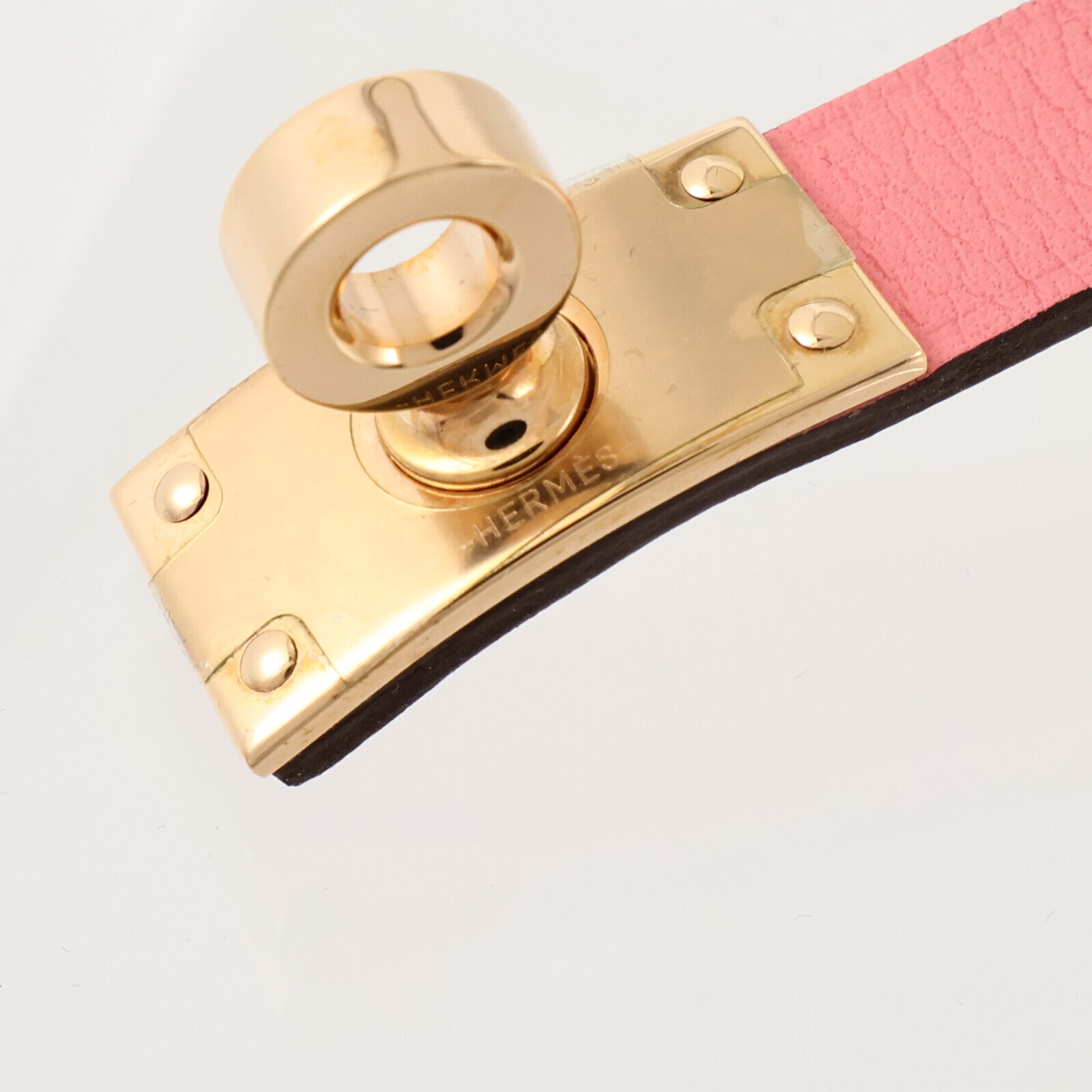 HERMES Swift皮革/金屬Kelly Glove Clip掛飾