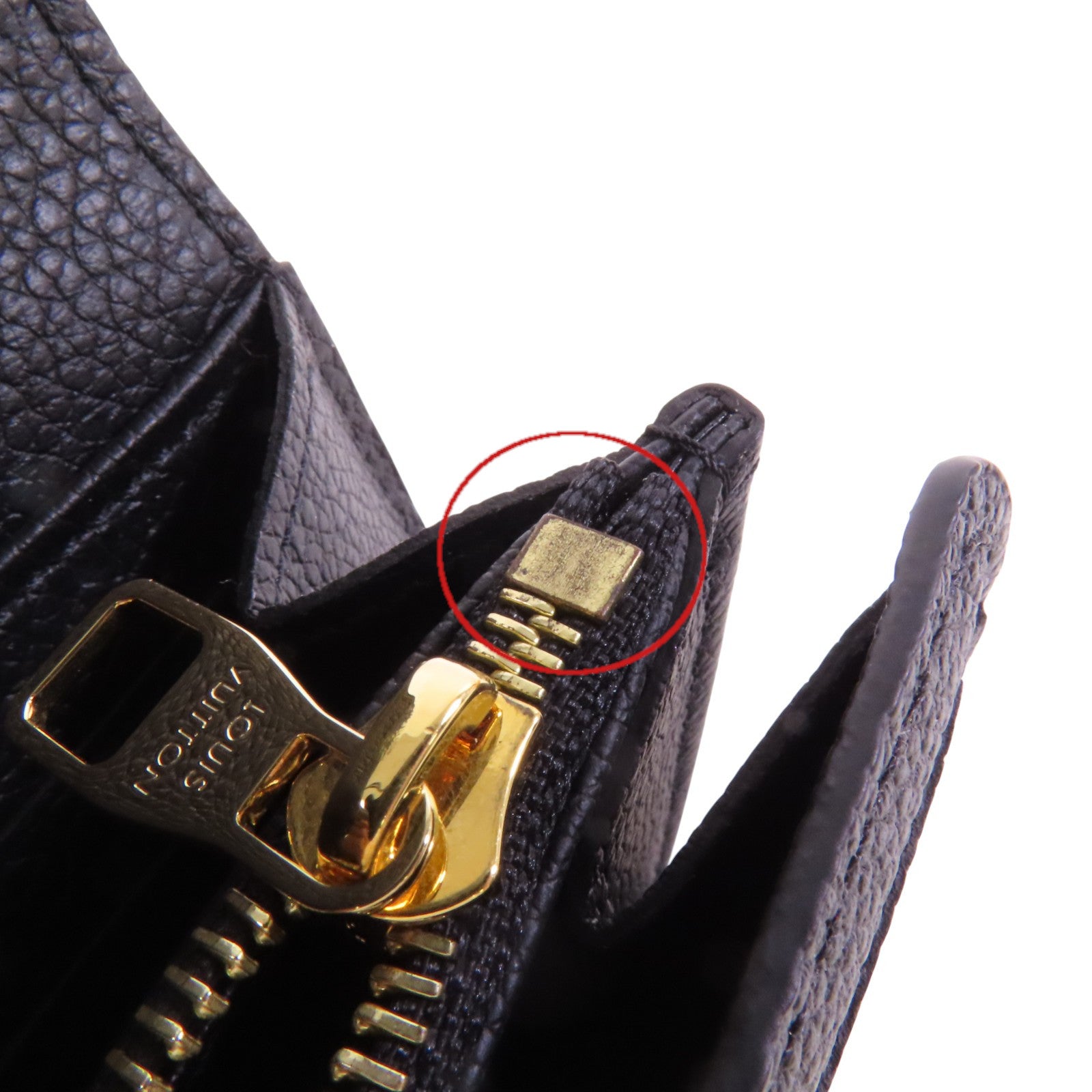 LOUIS VUITTON Monogram Empreinte Sarah Long Wallet金扣長錢包