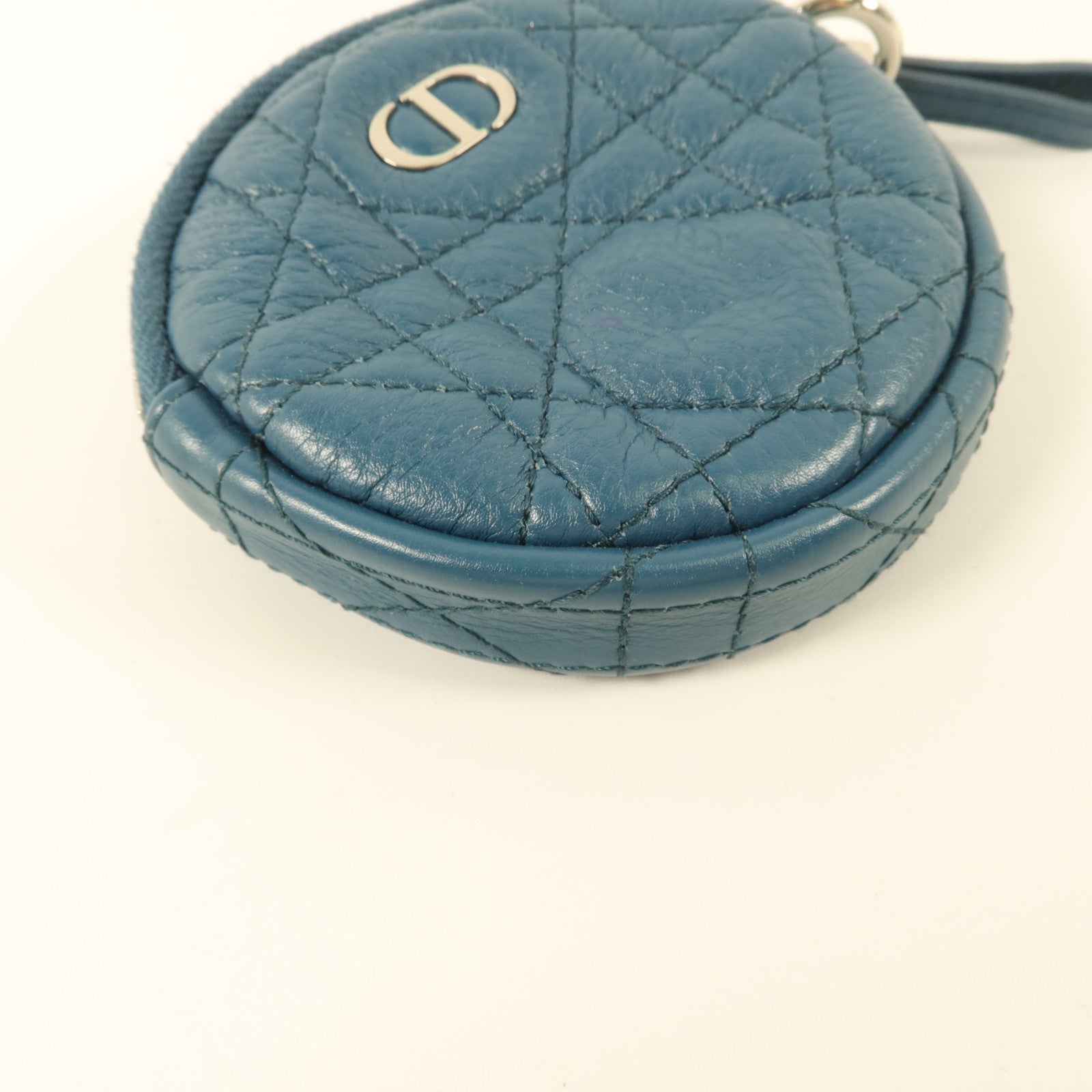 Dior 牛皮皮革Caro Round Coin Purse零錢包