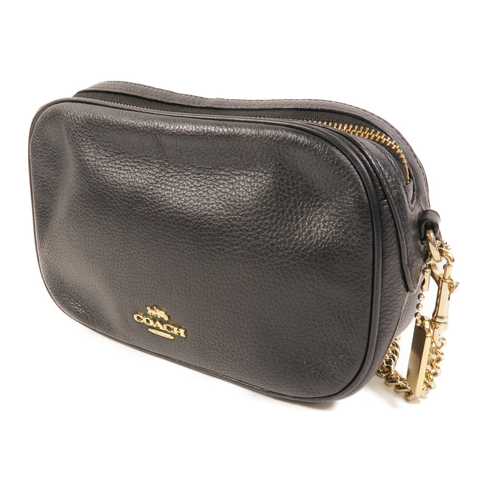 COACH 牛皮皮革Camera Bag肩背袋