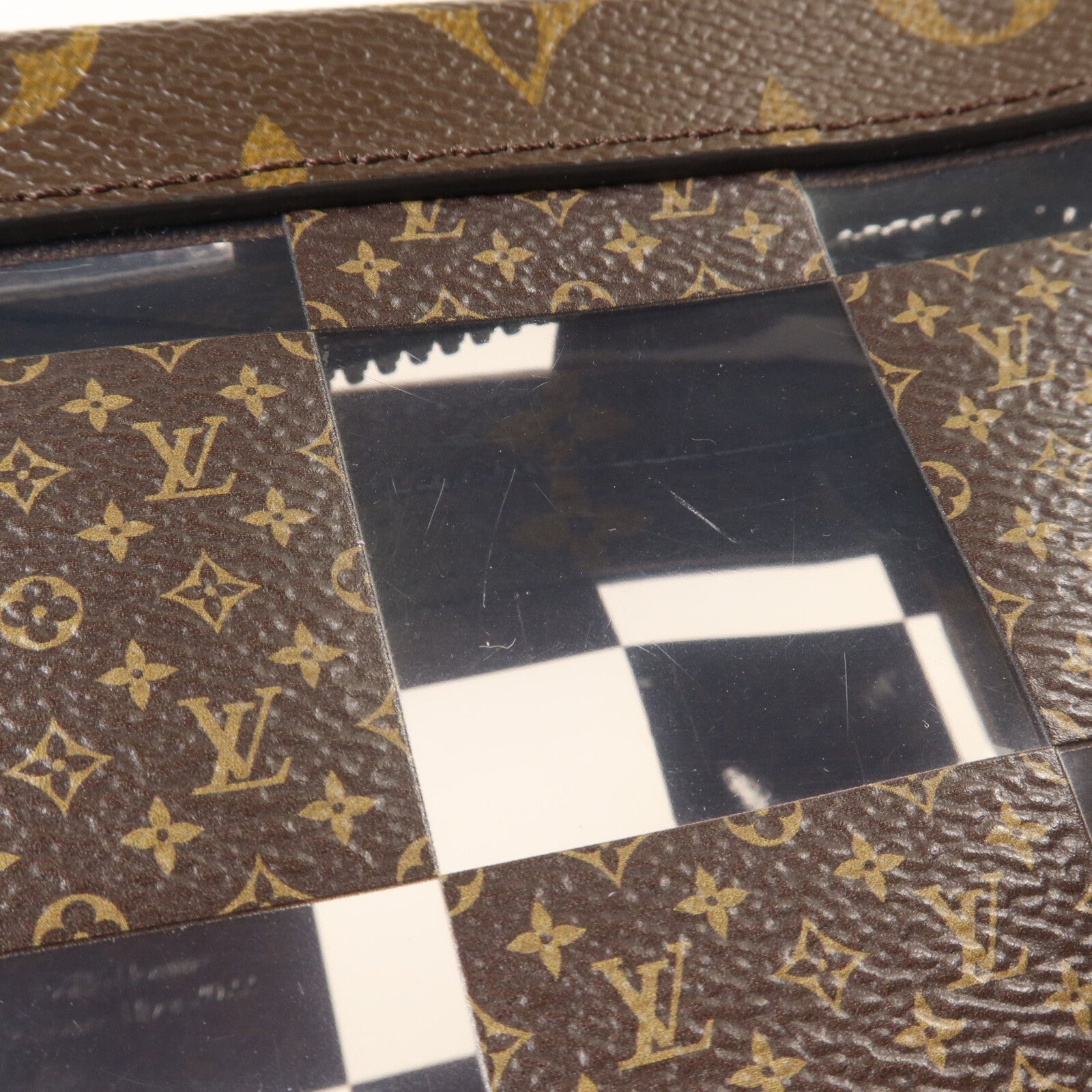 LOUIS VUITTON Monogram/PVC Chess Soft Trunk肩背袋