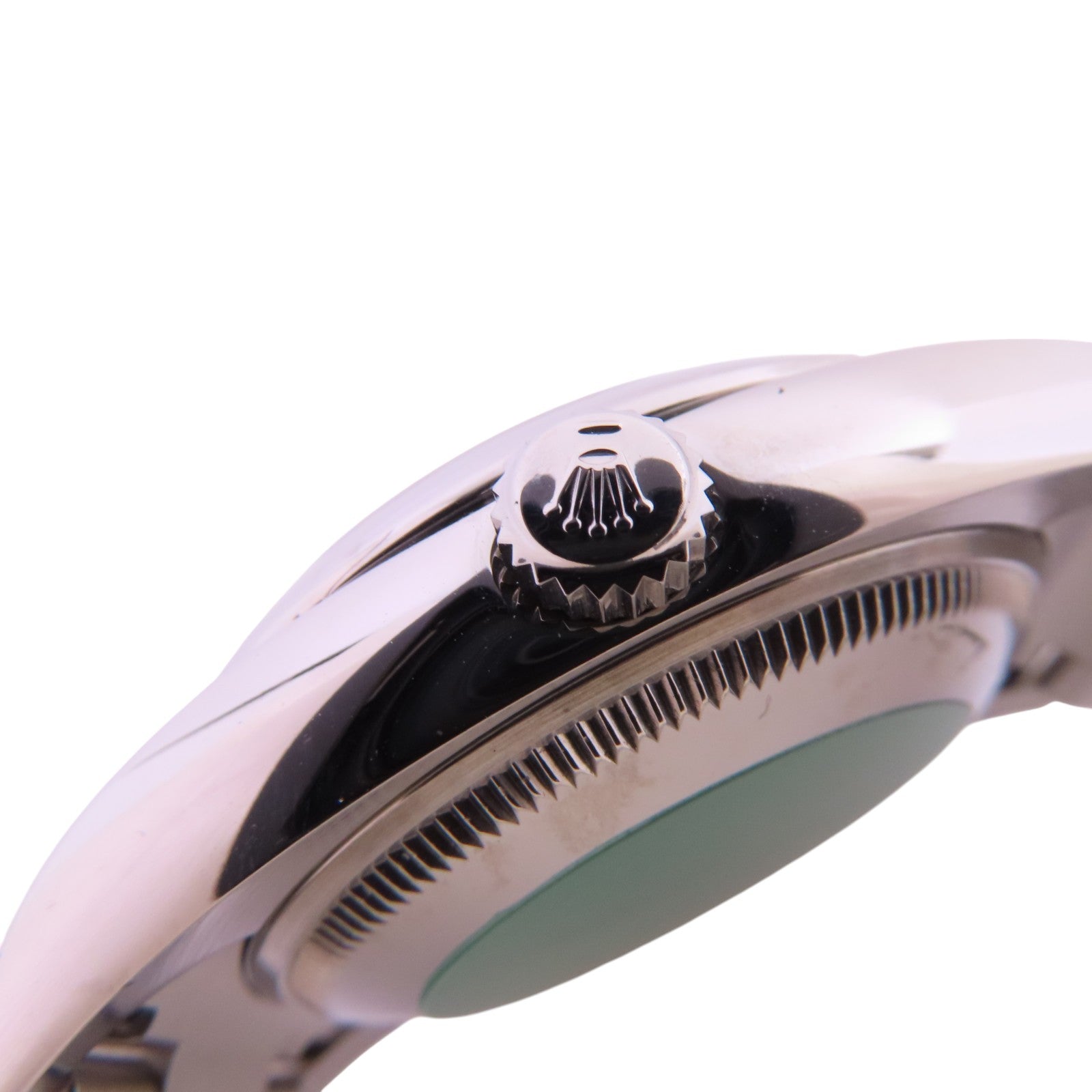 ROLEX Oyster Perpetual Date 115200 Automatic Watch Stainless Steel Blue