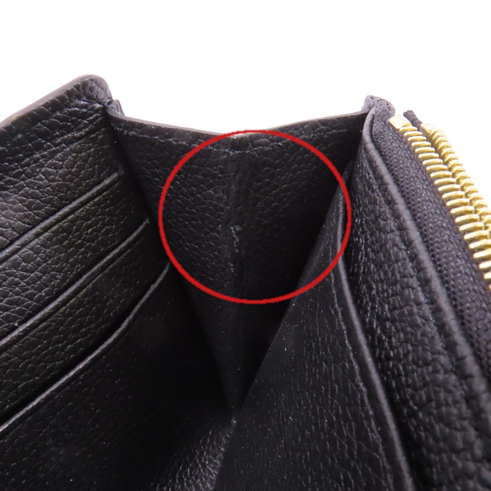 LOUIS VUITTON Monogram Empreinte Sarah Long Wallet金扣長錢包