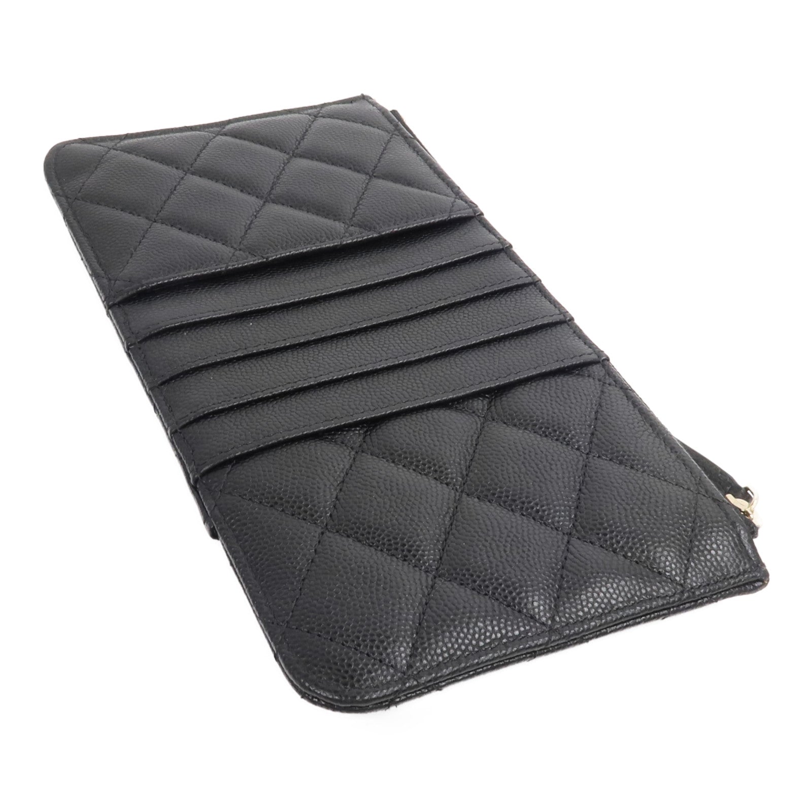 CHANEL 牛皮皮革Classic Phone Pouch with Zipper長錢包