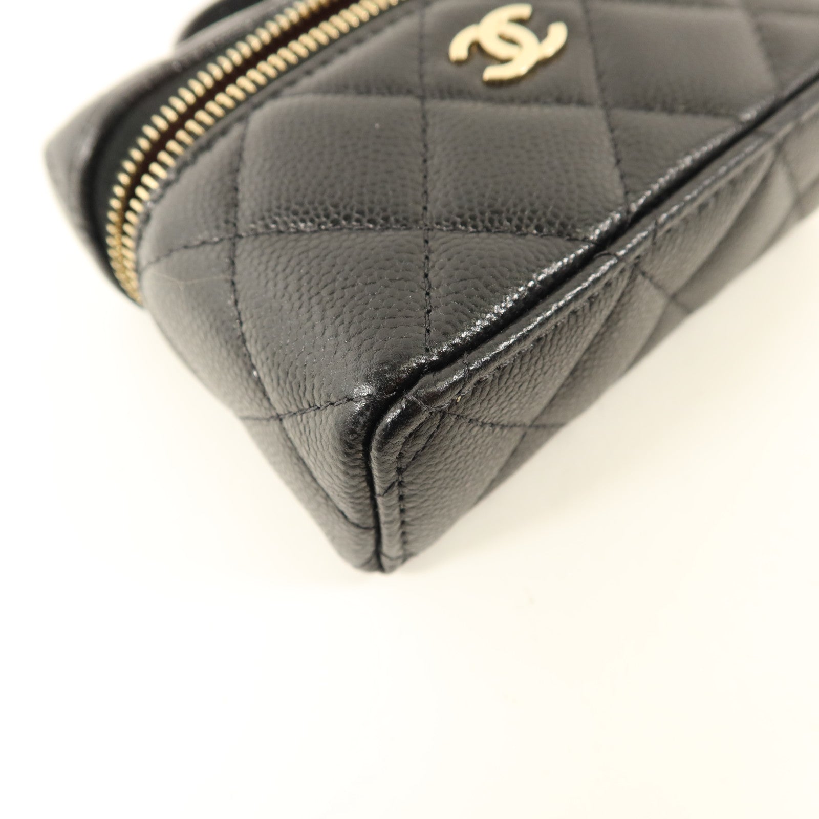 CHANEL 牛皮皮革Classic Mini Bag Charm金扣掛飾