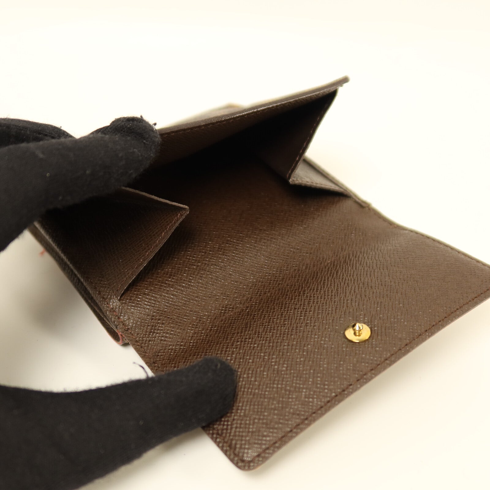 LOUIS VUITTON Damier Porte Monnaie Cartes Credit金扣錢包
