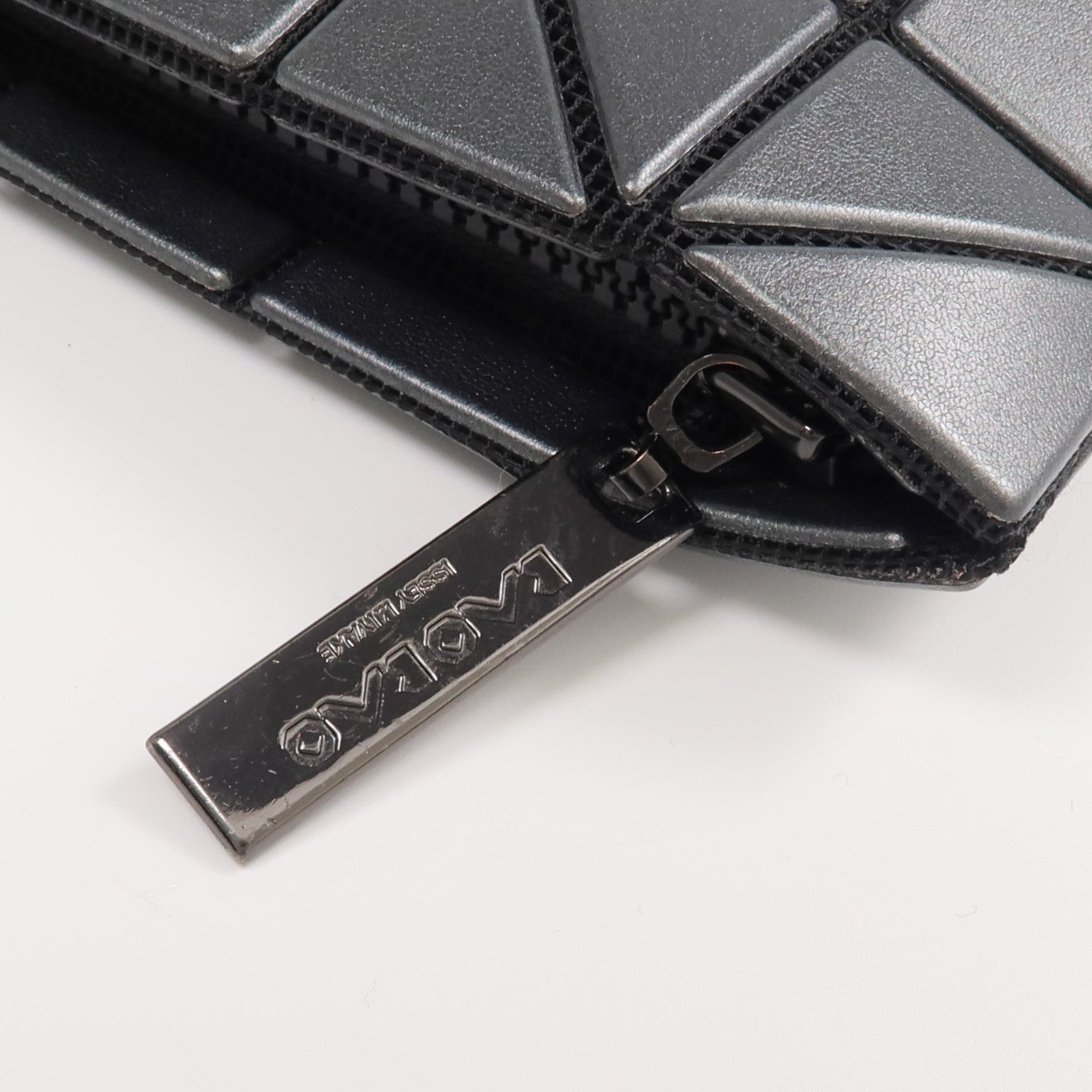 BAO BAO ISSEYMIYAKE PVC Bao Bao Card/Coin Case銀扣零錢包/卡片套