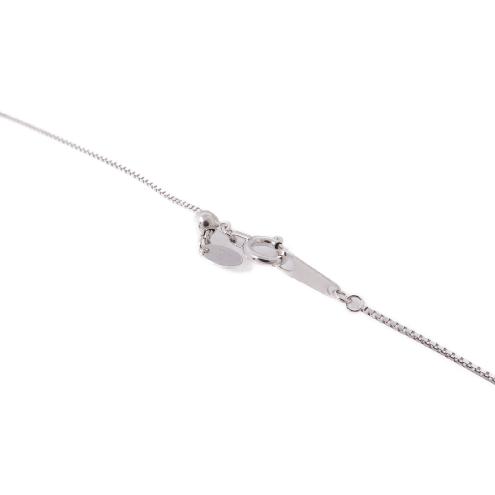 JEWELRY Ruby Diamond Necklace 18K White Gold