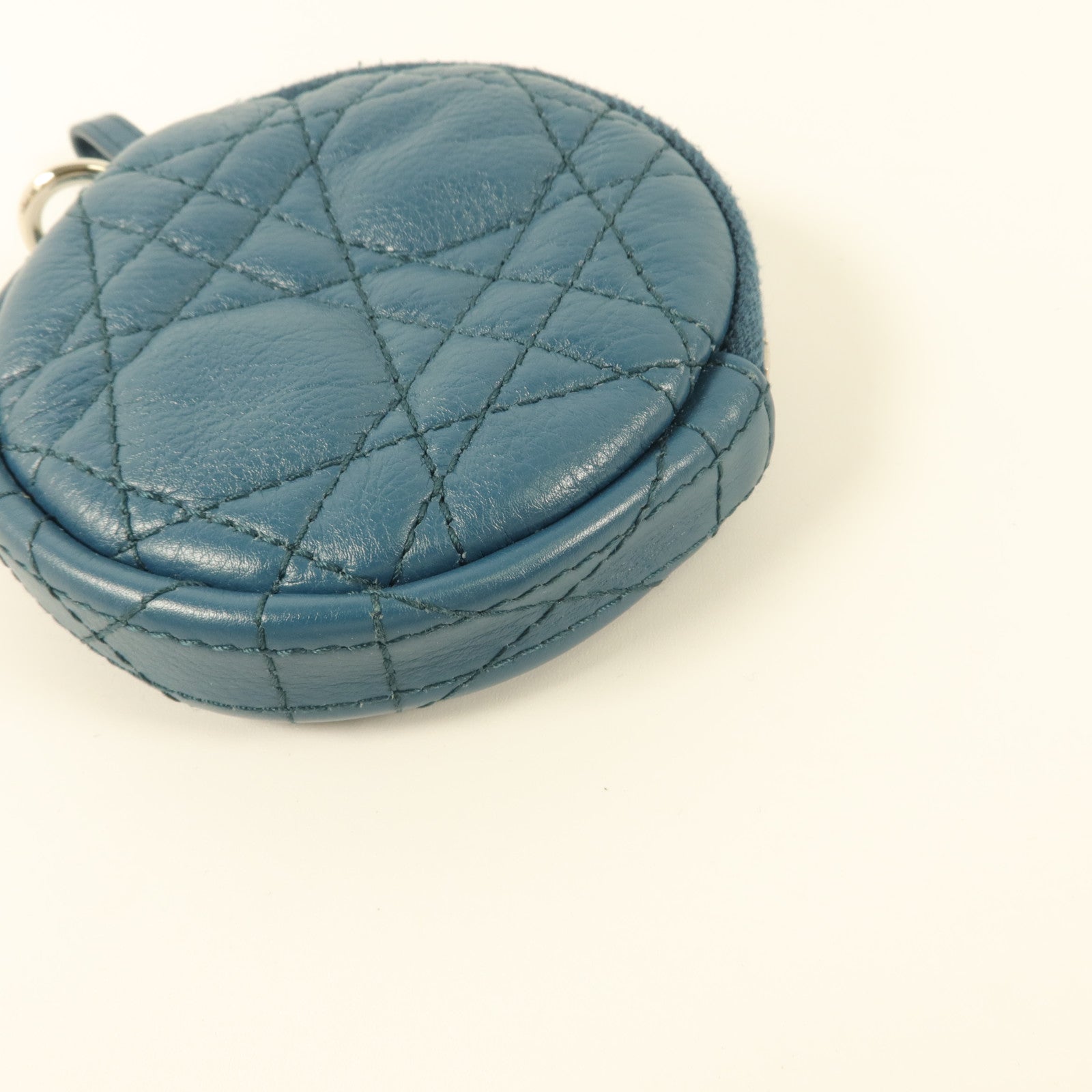 Dior 牛皮皮革Caro Round Coin Purse零錢包