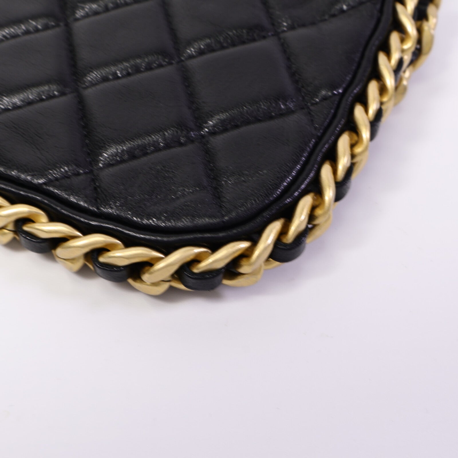 CHANEL 牛皮皮革Matelasse Chain Shoulder Bag手挽肩背兩用袋