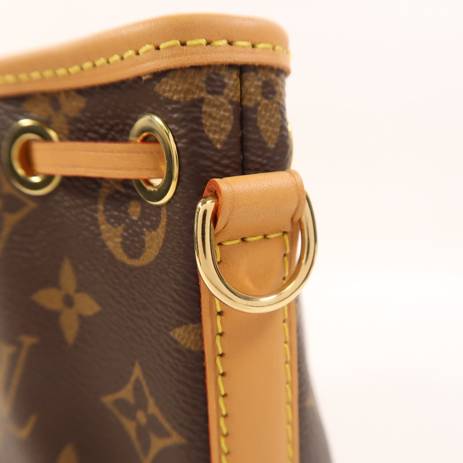 LOUIS VUITTON Monogram Nano Noe金扣肩背袋