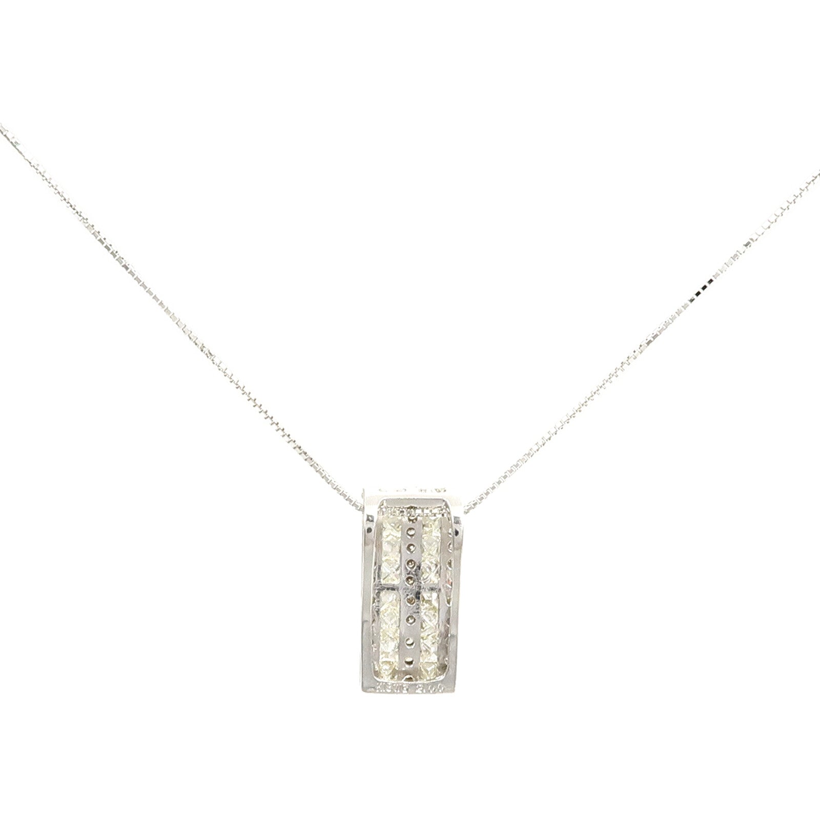 JEWELRY 18K白金Diamond Necklace鑽石項鍊