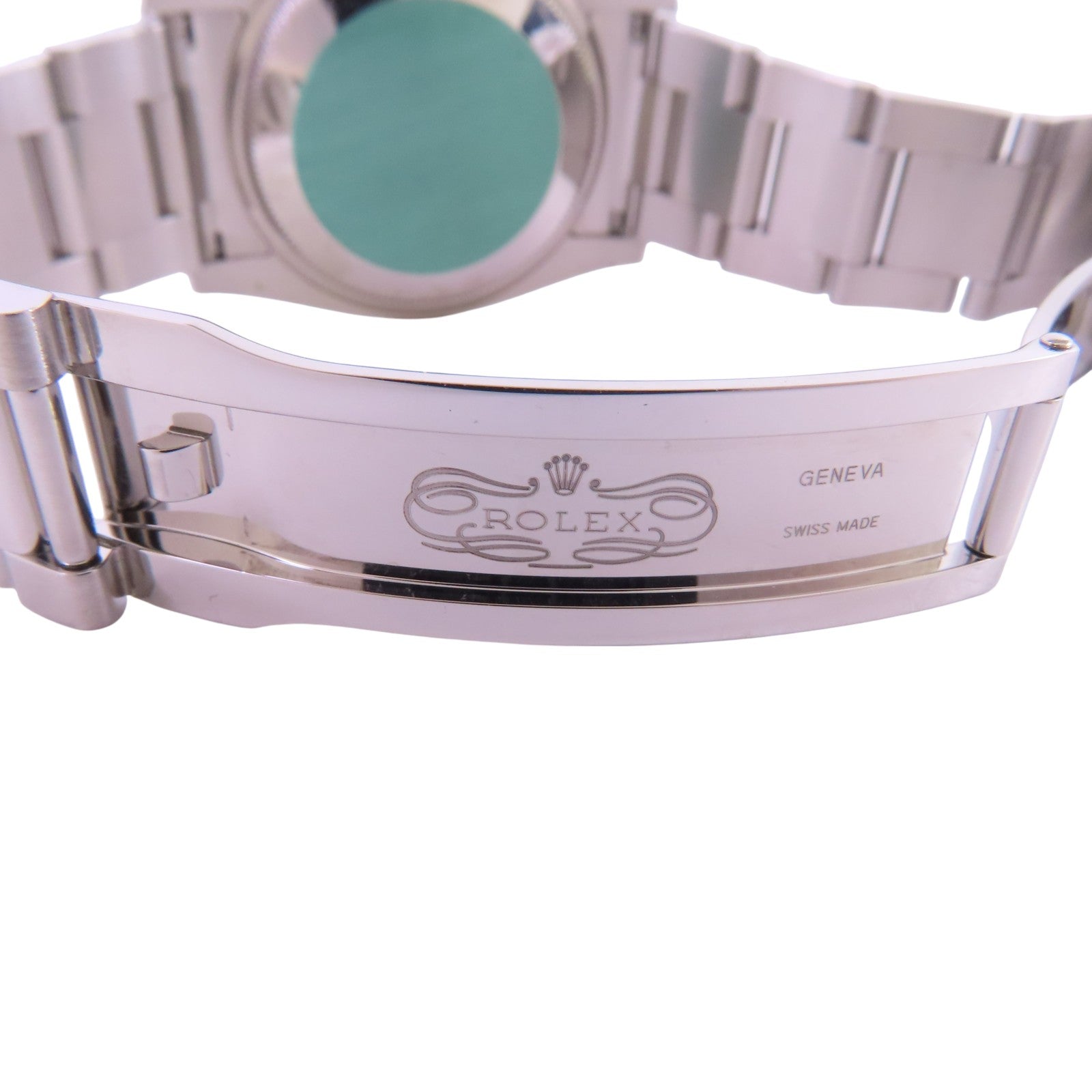 ROLEX Oyster Perpetual Date 115200 Automatic Watch Stainless Steel Blue