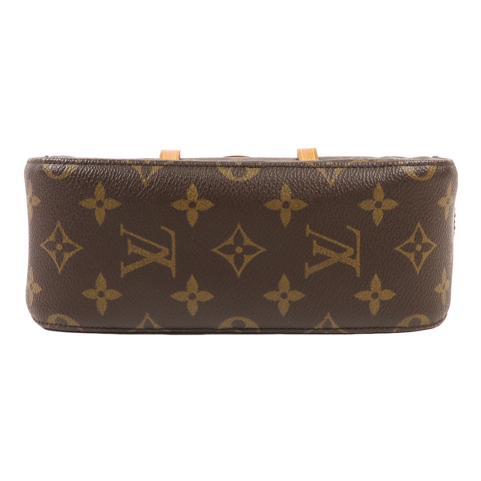 LOUIS VUITTON Monogram Spontini金扣手挽肩背兩用袋棕色