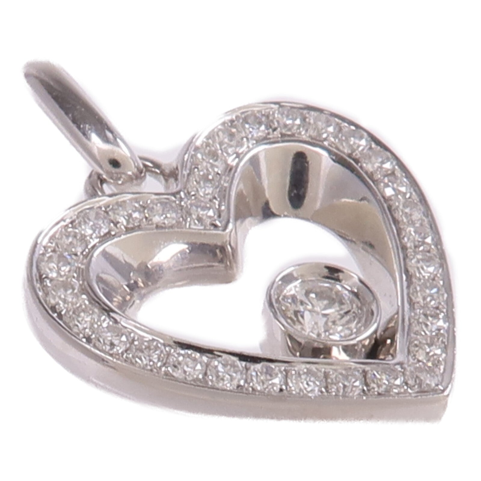 JEWELRY 18K白金Diamond Pendant Top鑽石吊墜