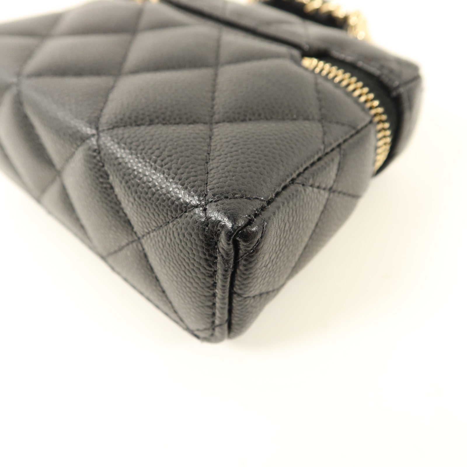 CHANEL 牛皮皮革Classic Mini Bag Charm金扣掛飾
