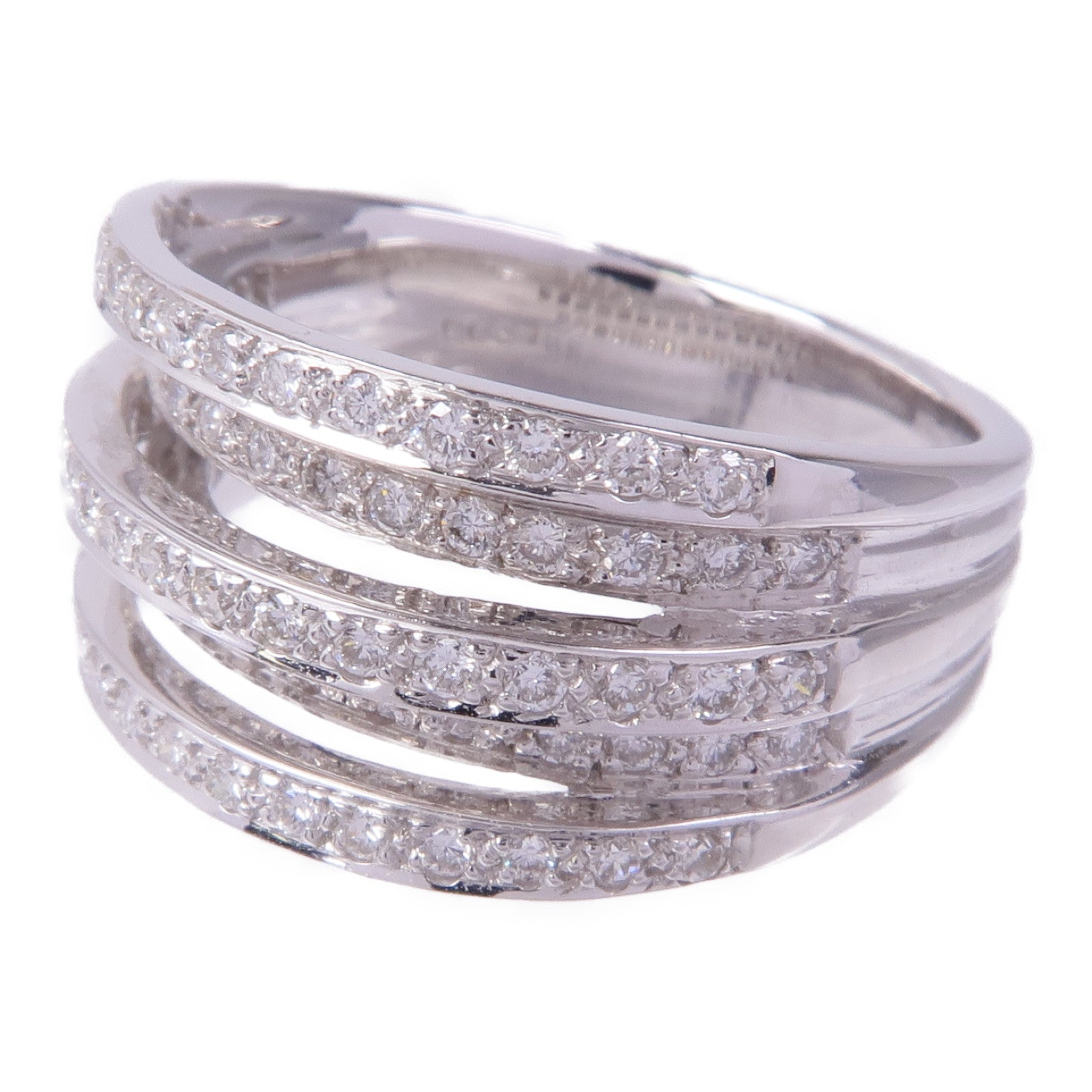JEWELRY 18K白金Diamond Ring鑽石戒指US#6.75