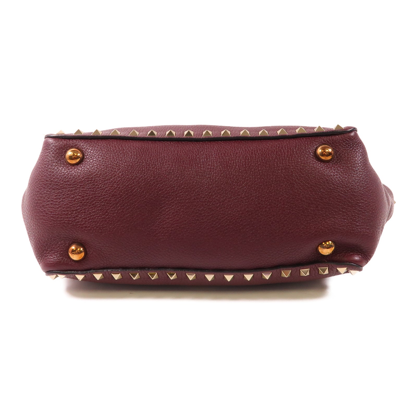 Valentino 牛皮皮革Shoulder Bag金扣手挽肩背兩用袋