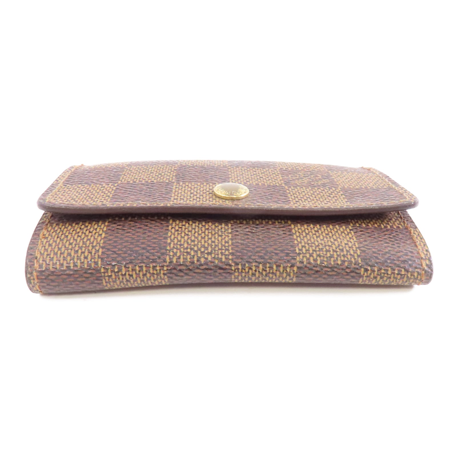 LOUIS VUITTON Damier Multicles 6金扣鎖匙扣棕色