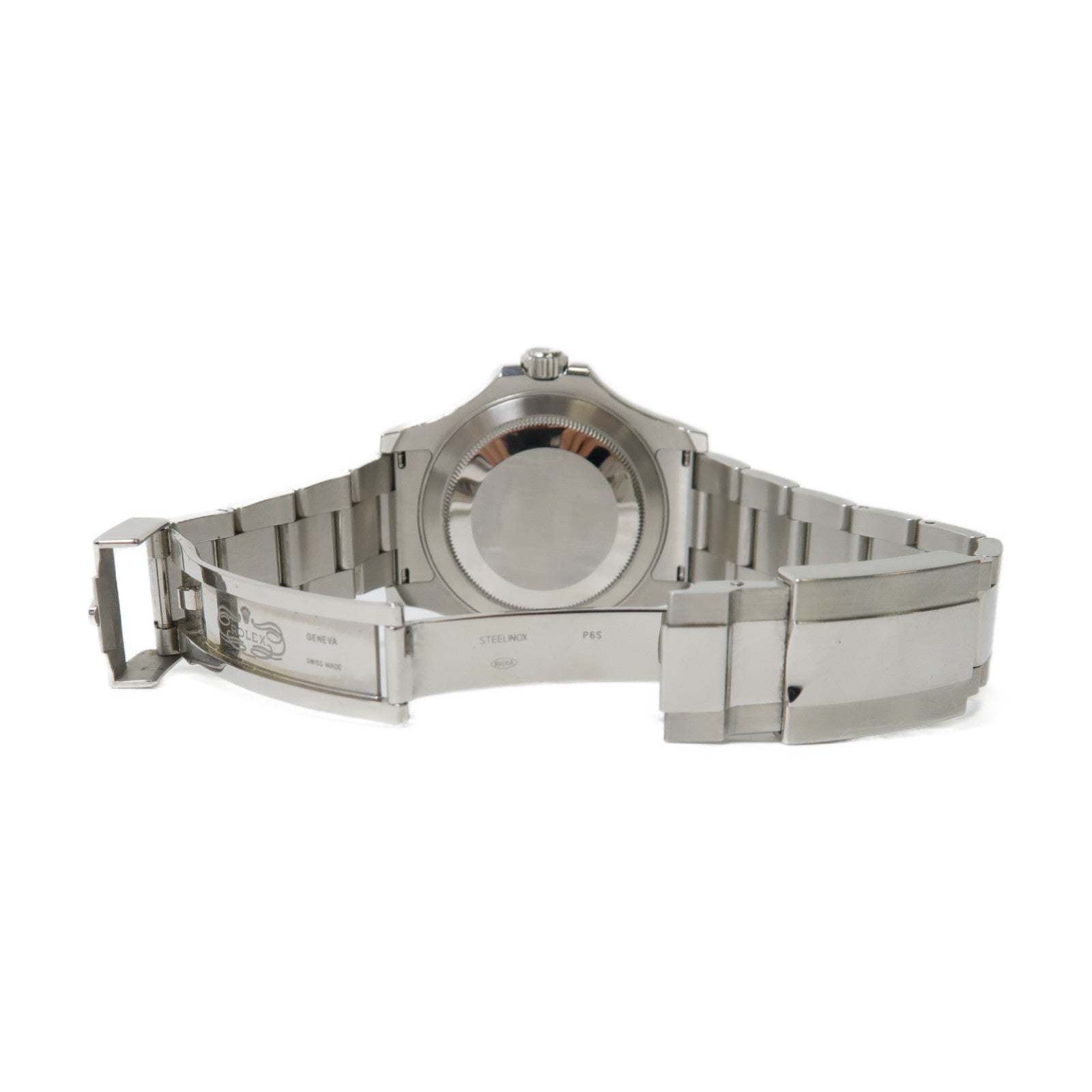 ROLEX Yacht Master鉑金/不鏽鋼自動機芯手錶藍色