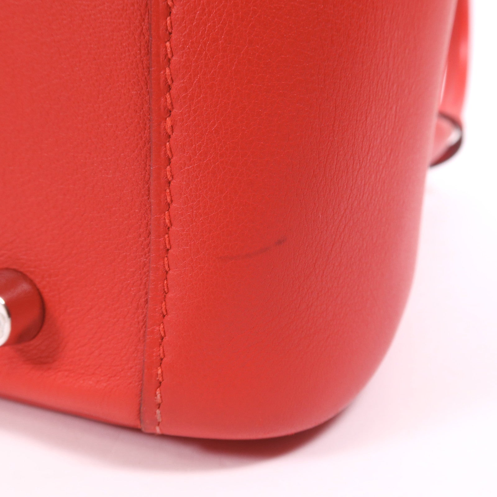 HERMES 【激減優惠】Swift皮革Lindy 30銀扣手挽肩背兩用袋Rose De Coeur