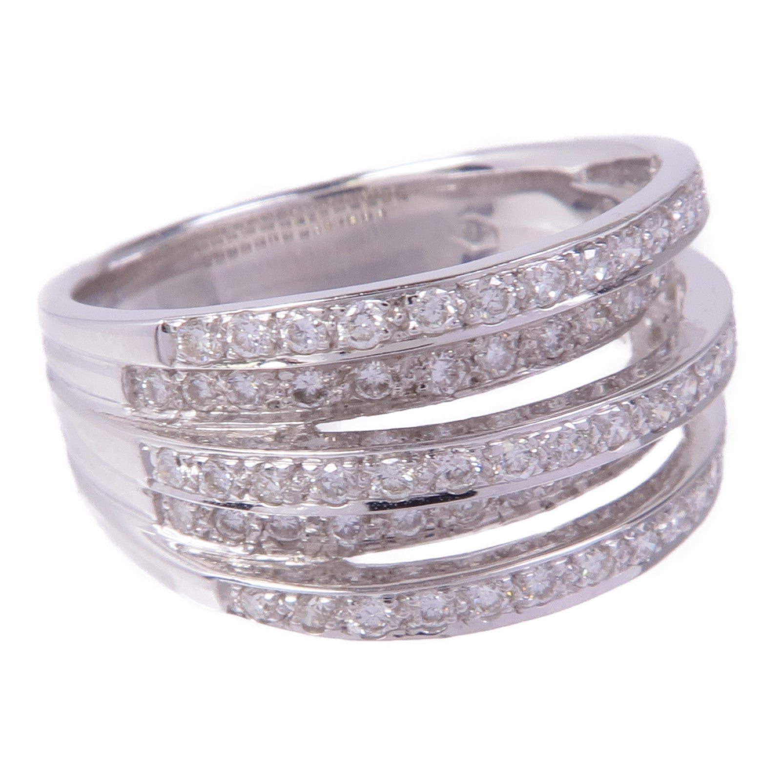 JEWELRY 18K白金Diamond Ring鑽石戒指US#6.75