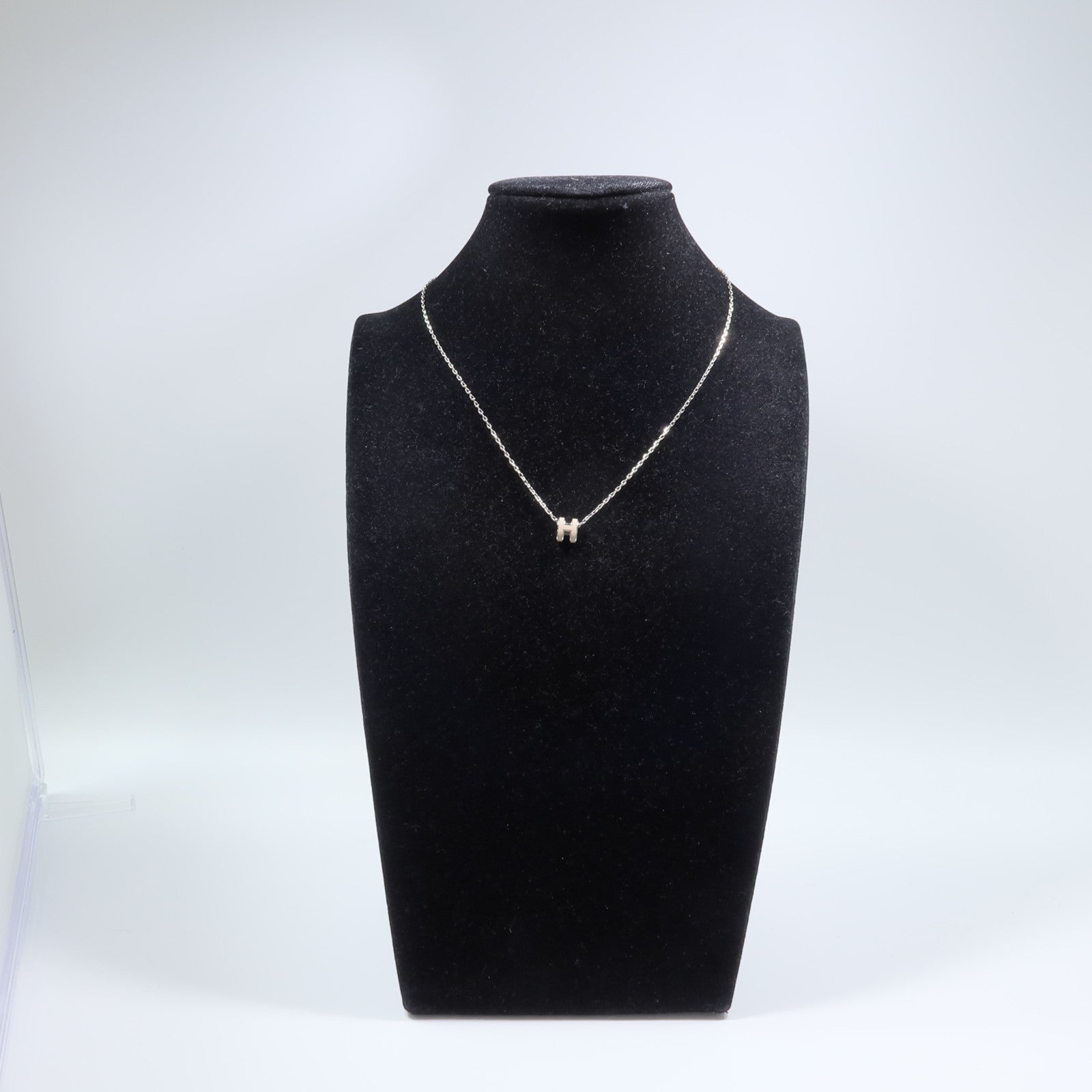 HERMES 金屬/琺瑯Mini Pop H Necklace項鍊